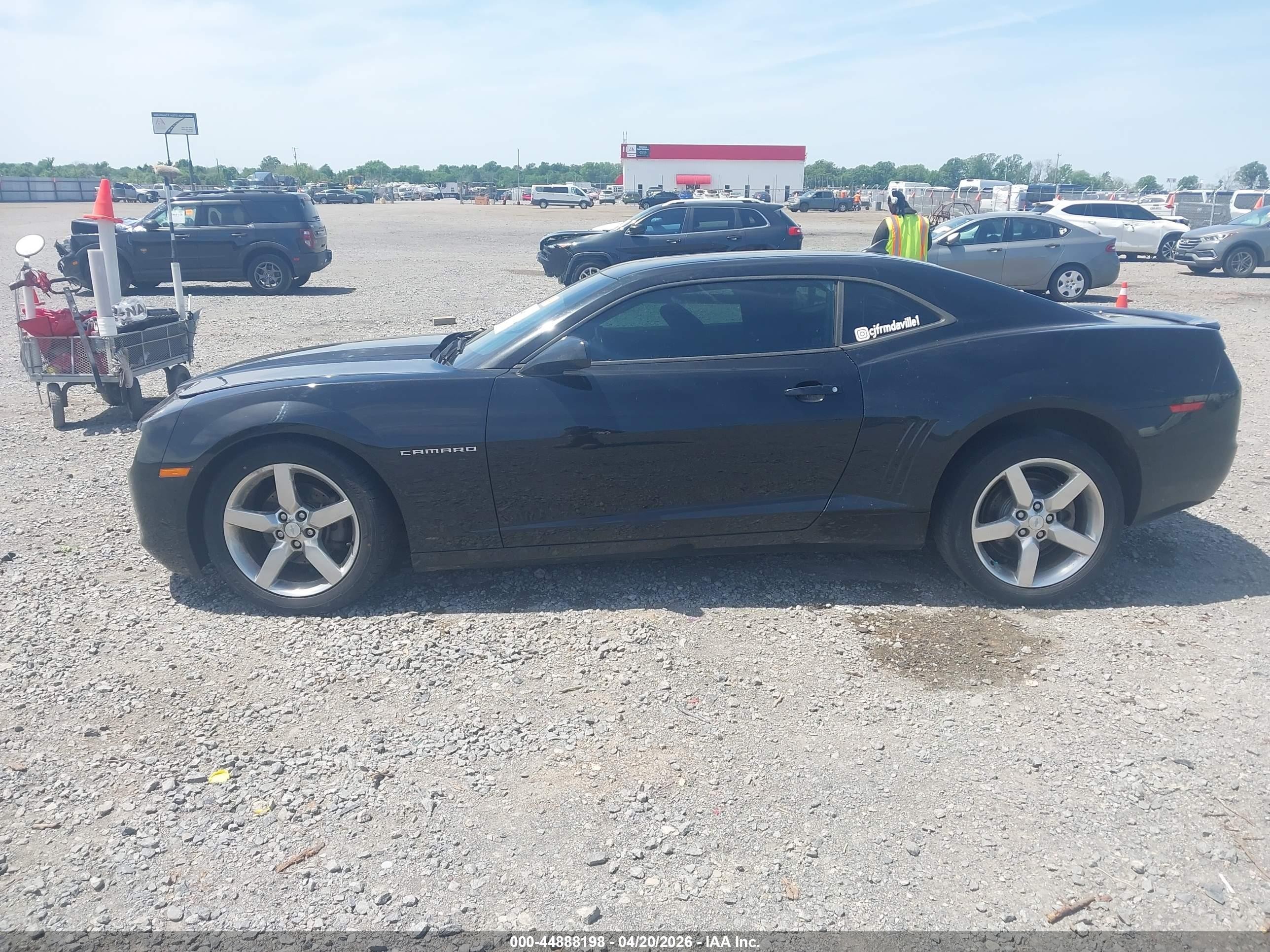 2013 Chevrolet Camaro 1lt Black vin: 2G1FB1E38D9182659