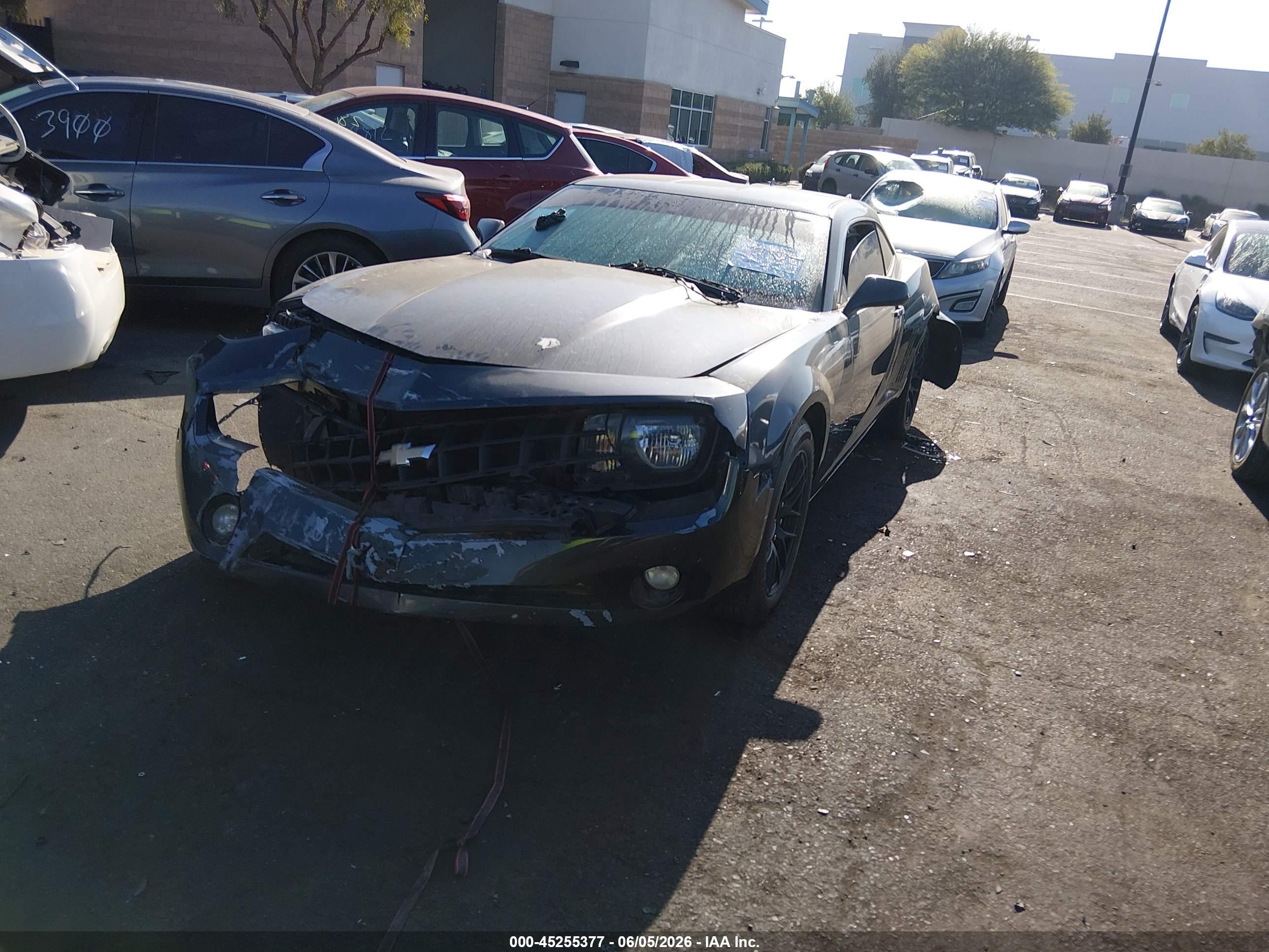 2013 Chevrolet Camaro 1lt Black vin: 2G1FB1E38D9213246