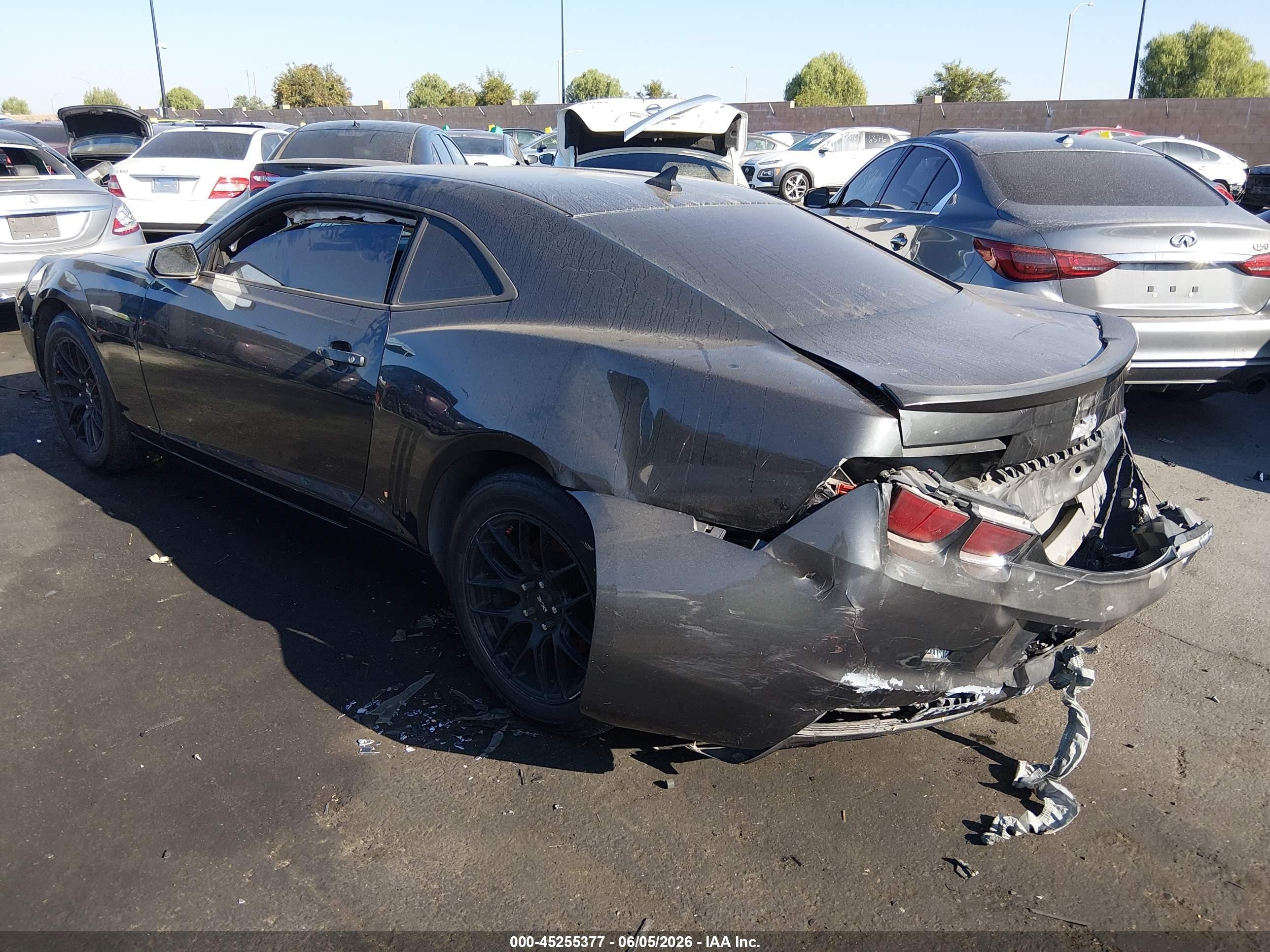 2013 Chevrolet Camaro 1lt Black vin: 2G1FB1E38D9213246