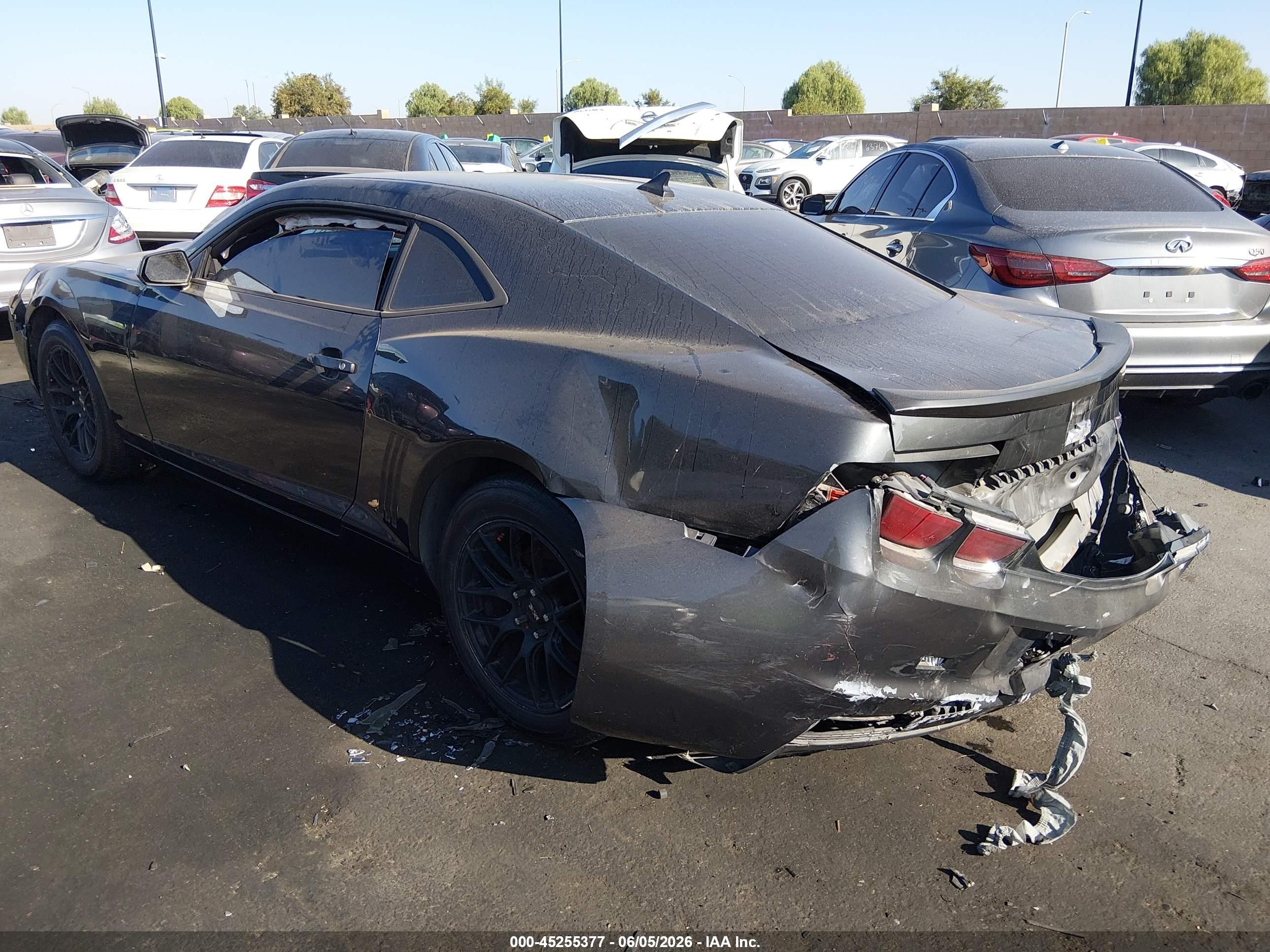 2013 Chevrolet Camaro 1lt Black vin: 2G1FB1E38D9213246