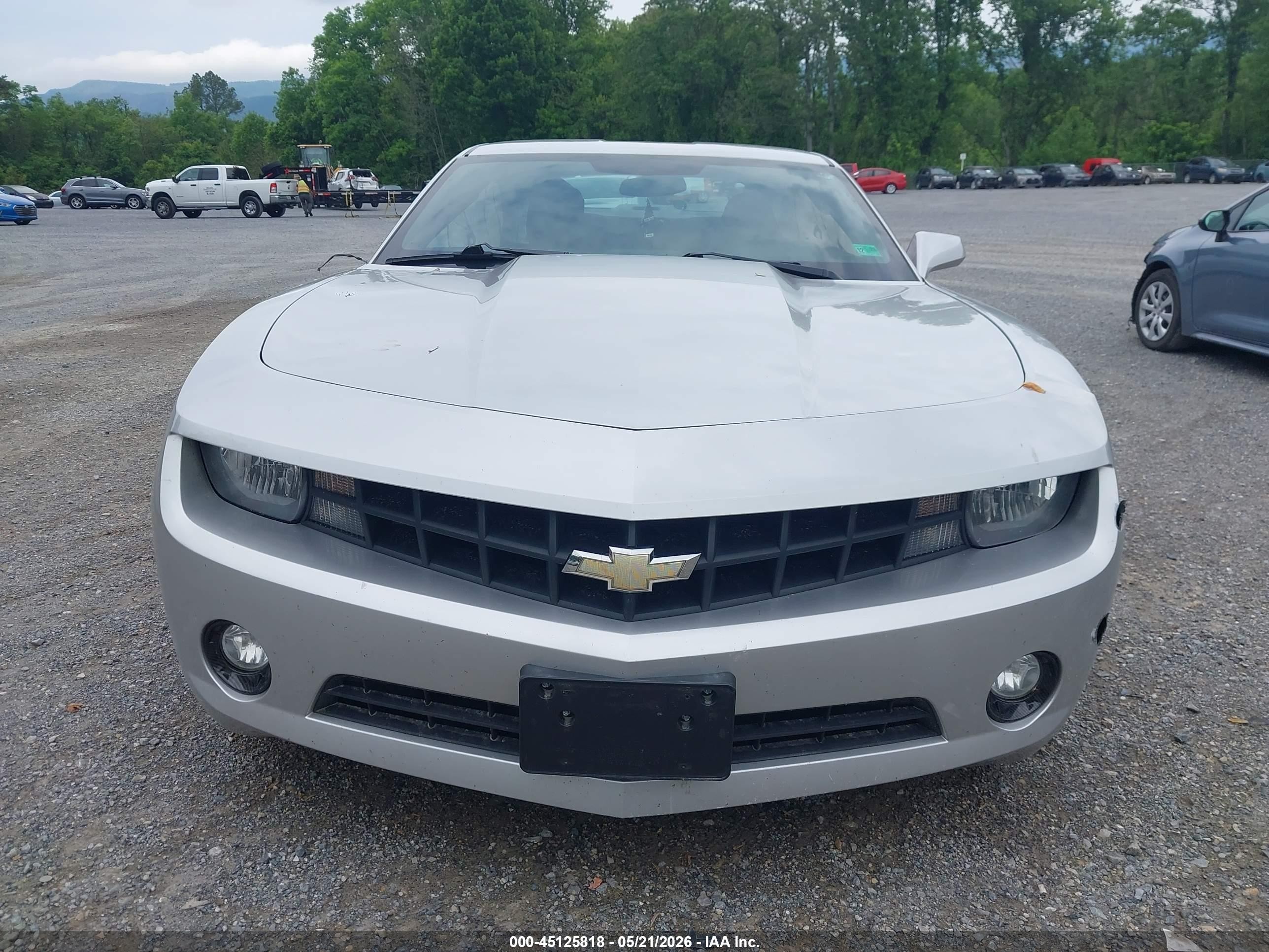 2013 Chevrolet Camaro 1lt Silver vin: 2G1FB1E38D9216535