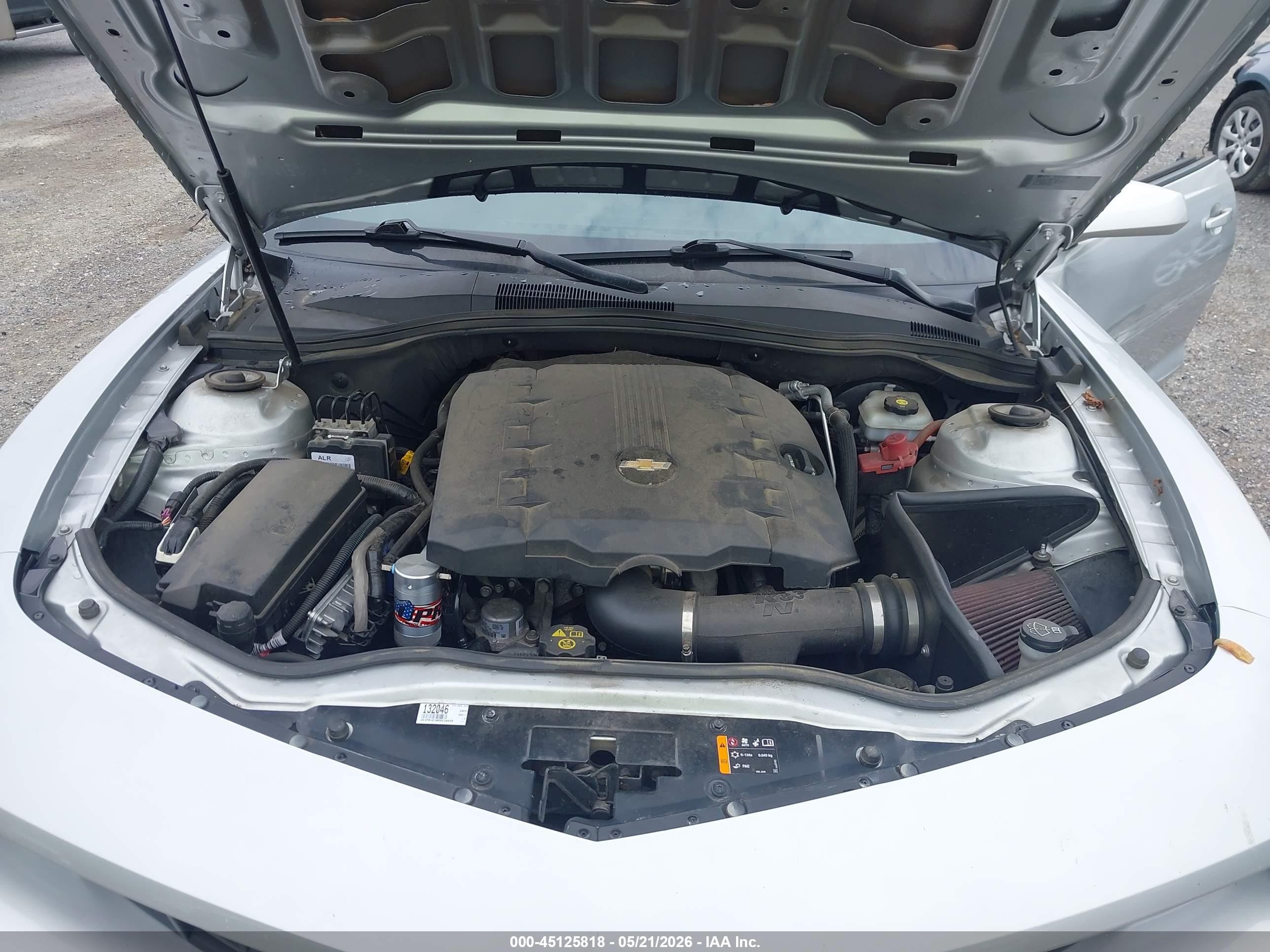 2013 Chevrolet Camaro 1lt Silver vin: 2G1FB1E38D9216535