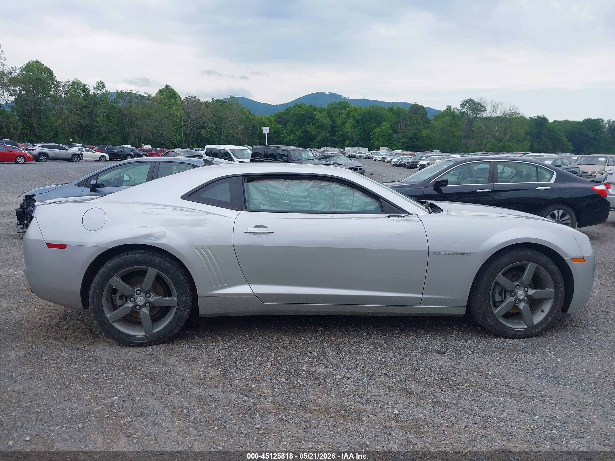 2013 Chevrolet Camaro 1lt Silver vin: 2G1FB1E38D9216535