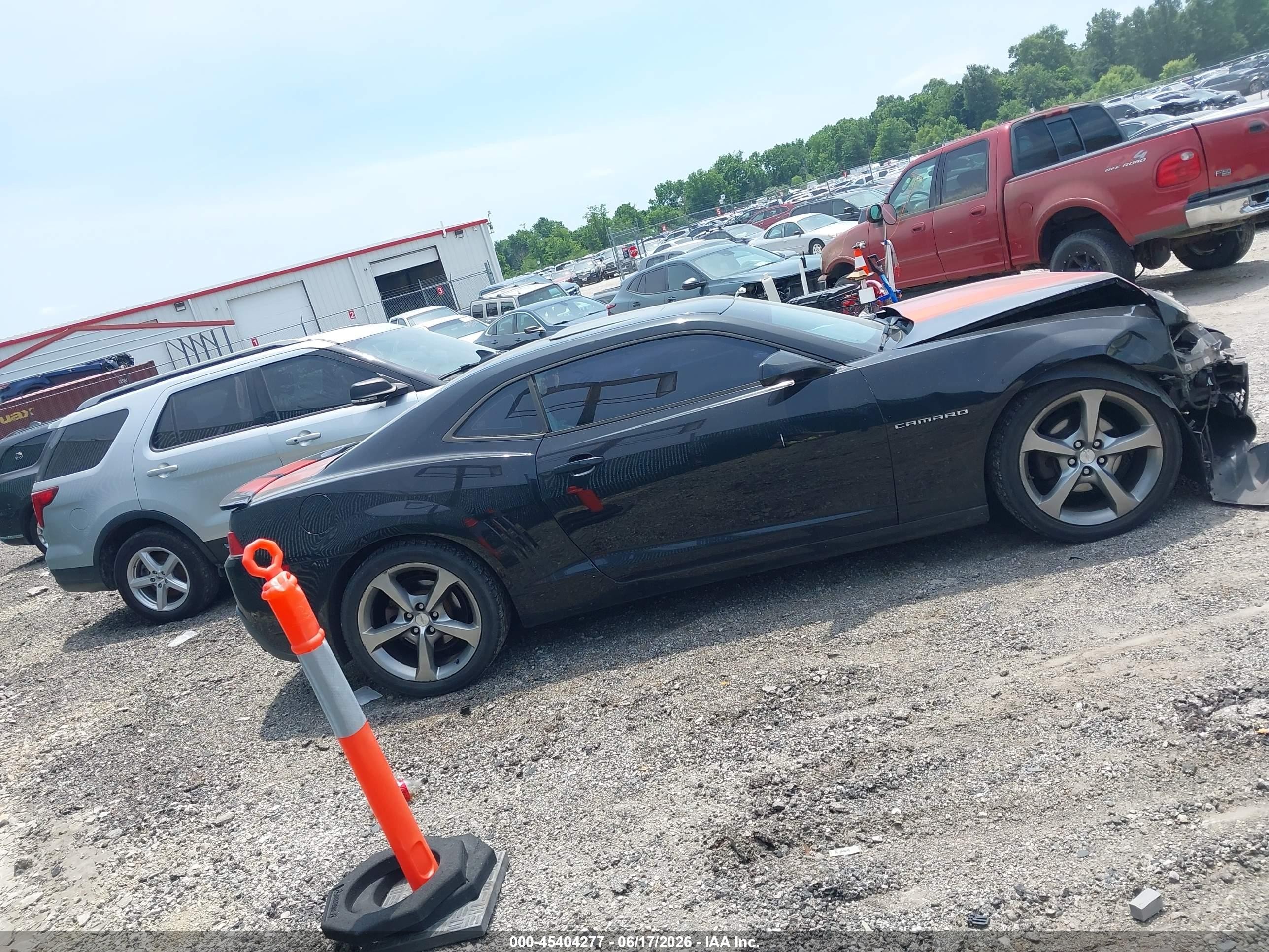 2014 Chevrolet Camaro 1lt Black vin: 2G1FB1E38E9159433