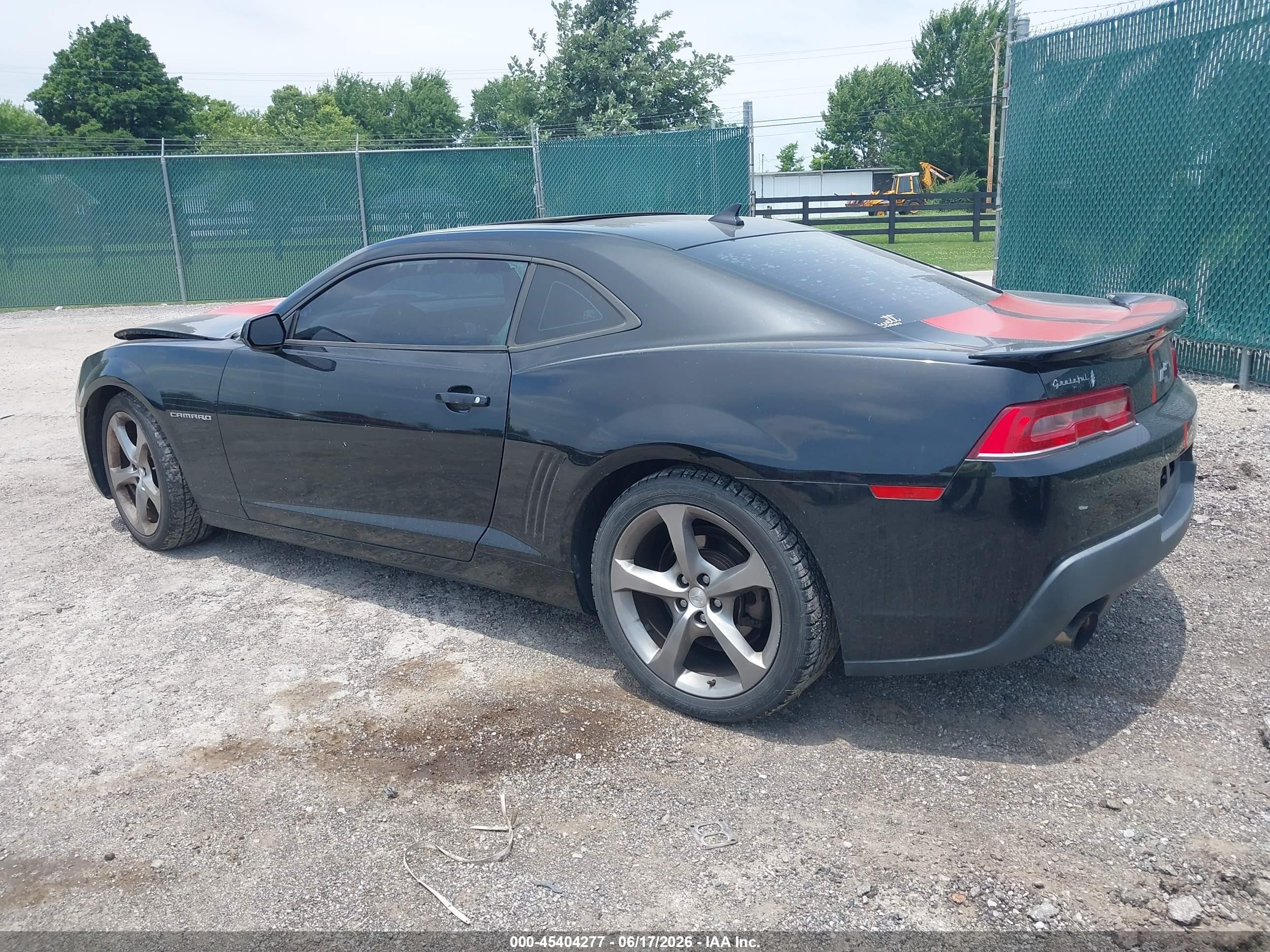 2014 Chevrolet Camaro 1lt Black vin: 2G1FB1E38E9159433