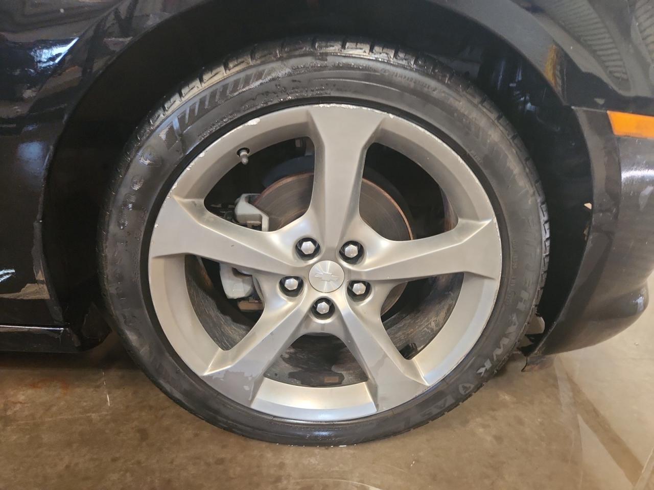 2014 Chevrolet Camaro Lt Black vin: 2G1FB1E38E9241999 Damage: Right Front Wheel, Curb Rash, > 12 Inches