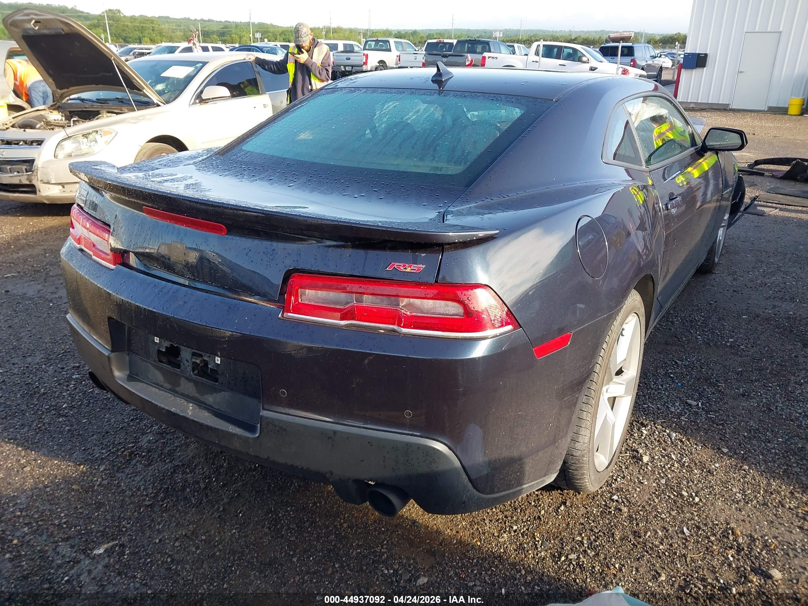 2014 Chevrolet Camaro 1lt Black vin: 2G1FB1E38E9296131