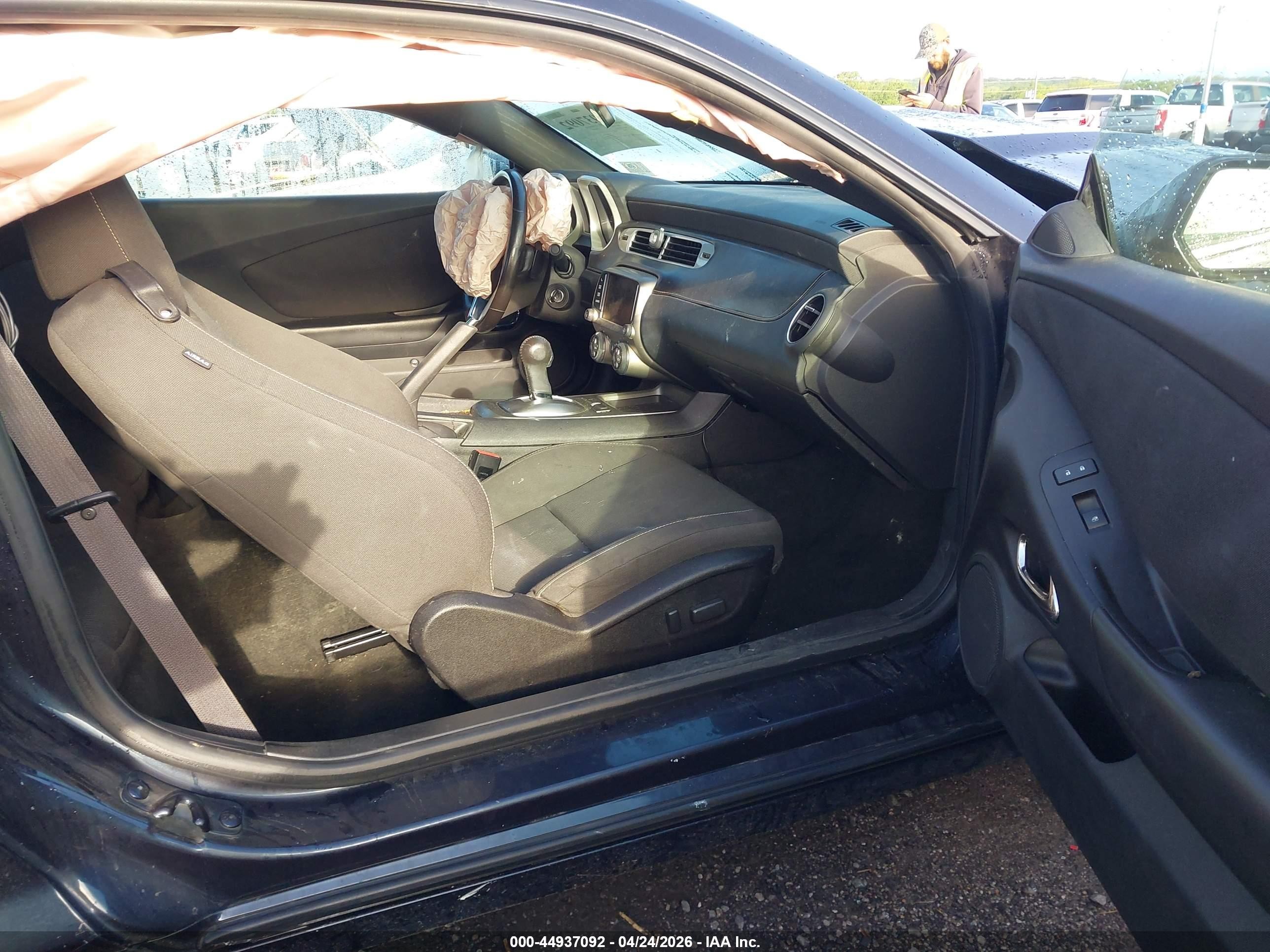 2014 Chevrolet Camaro 1lt Black vin: 2G1FB1E38E9296131