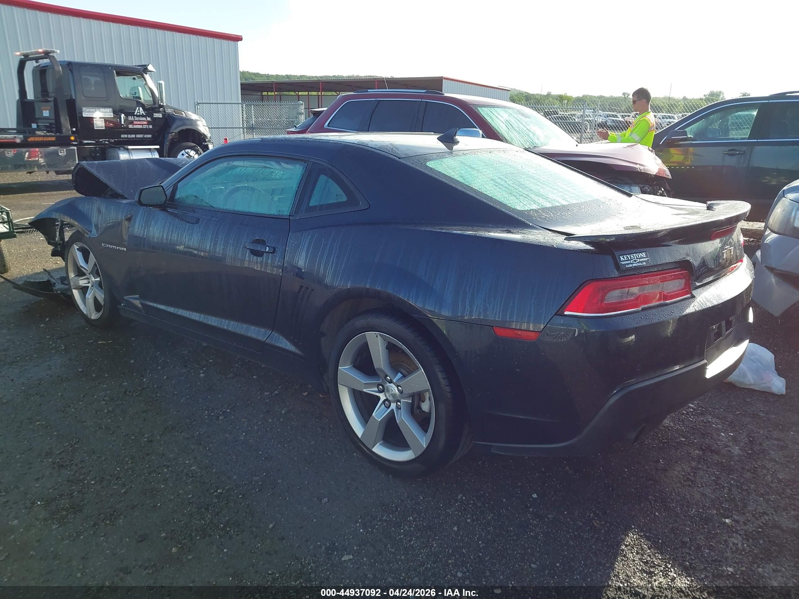 2014 Chevrolet Camaro 1lt Black vin: 2G1FB1E38E9296131