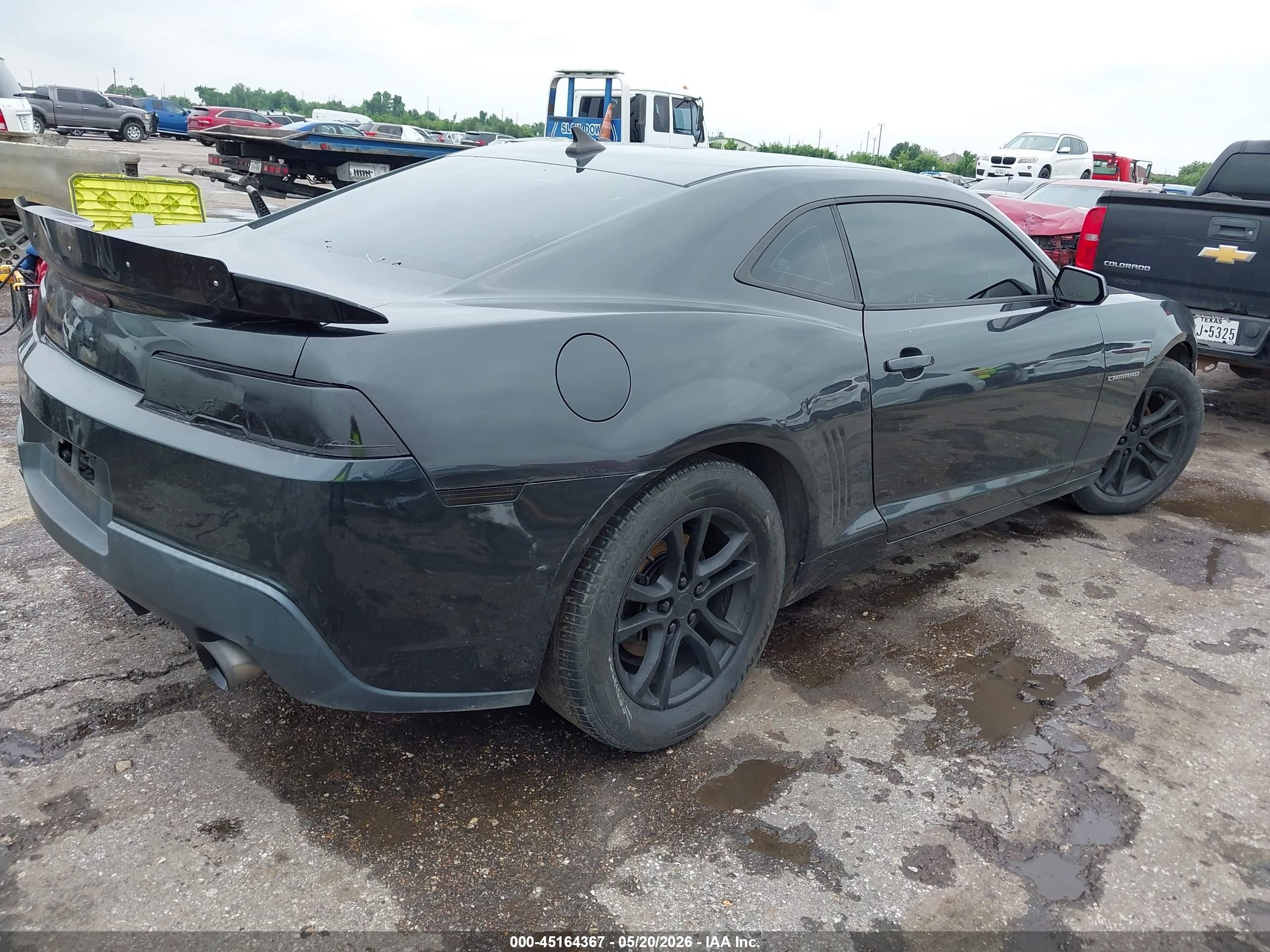 2015 Chevrolet Camaro 2ls Gray vin: 2G1FB1E38F9236545