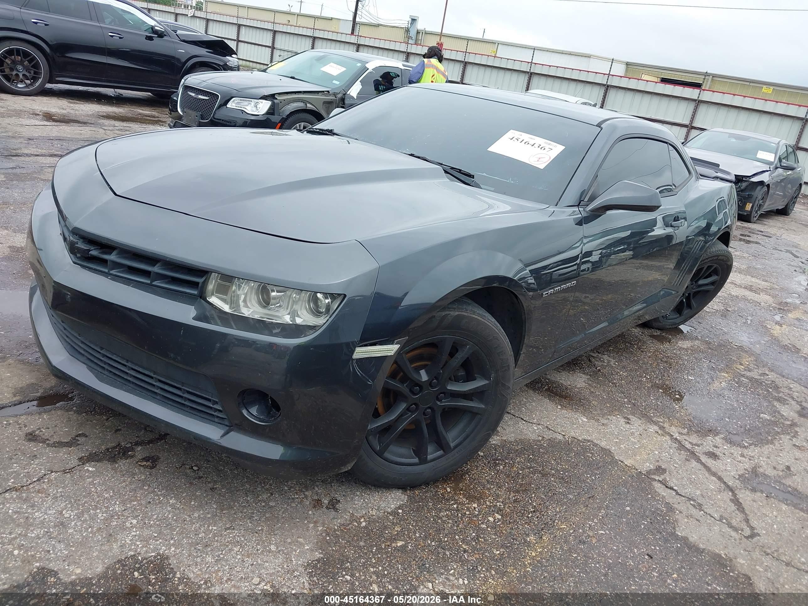 2015 Chevrolet Camaro 2ls Gray vin: 2G1FB1E38F9236545