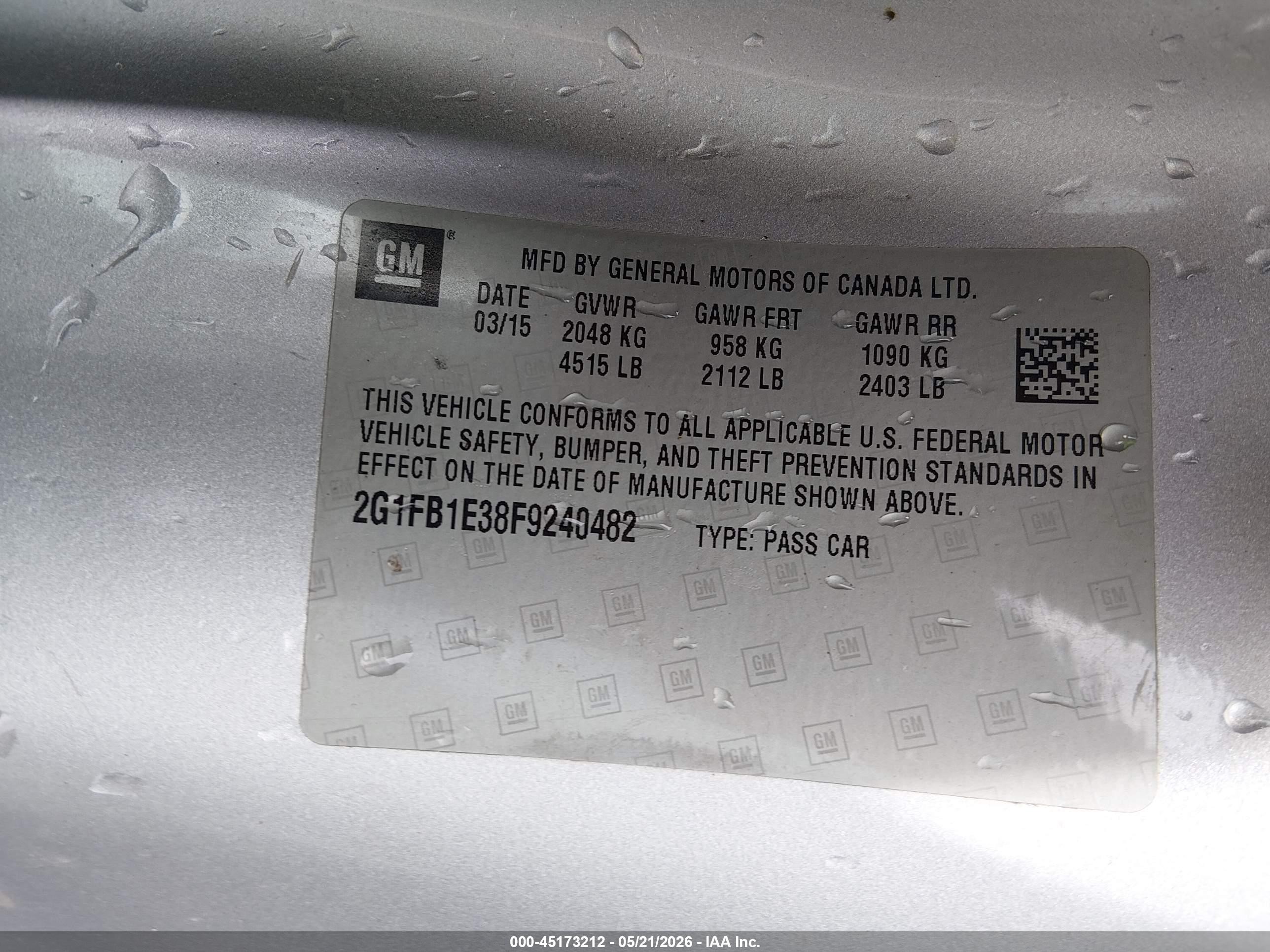 2015 Chevrolet Camaro 2ls Silver vin: 2G1FB1E38F9240482
