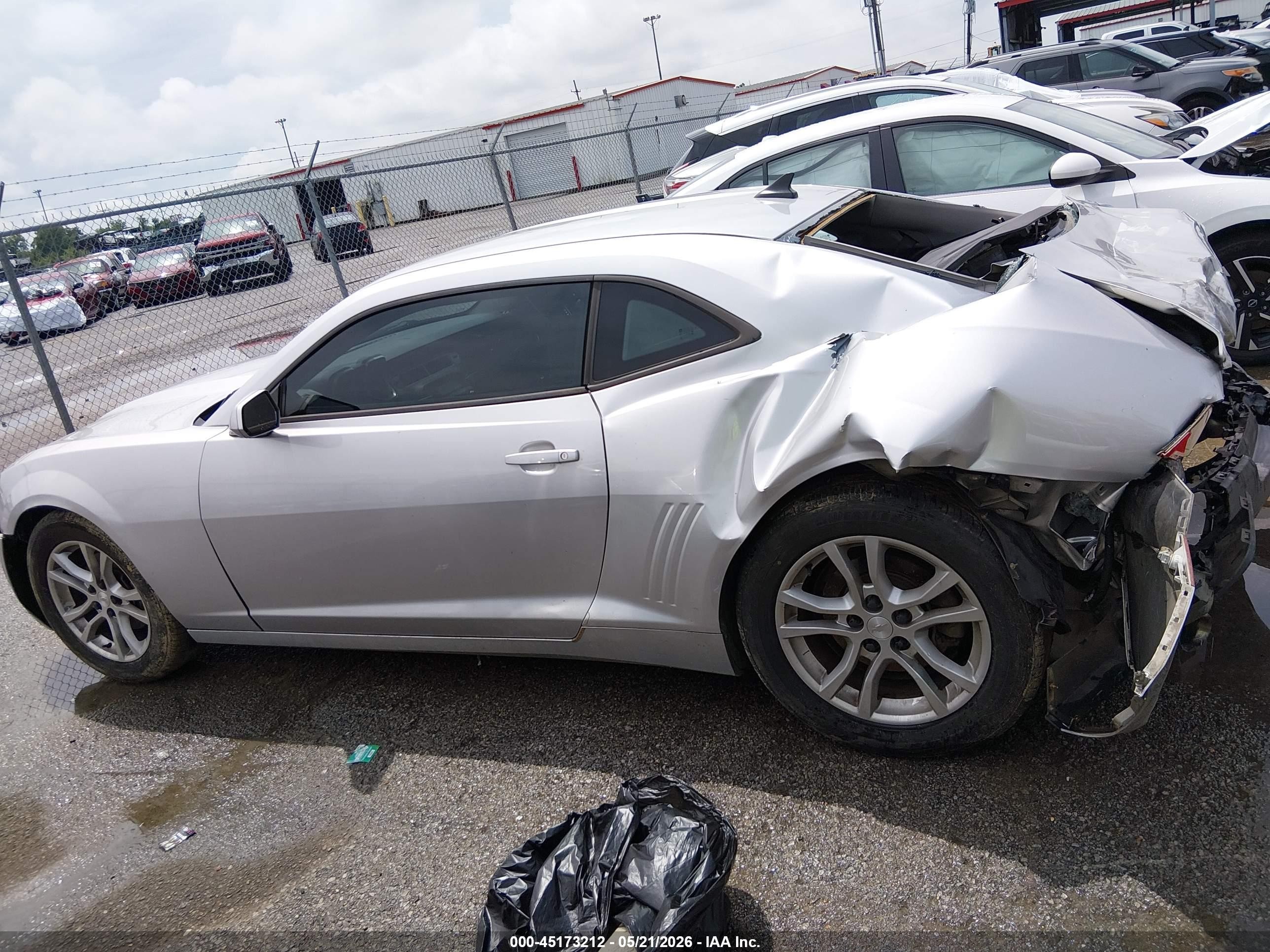 2015 Chevrolet Camaro 2ls Silver vin: 2G1FB1E38F9240482