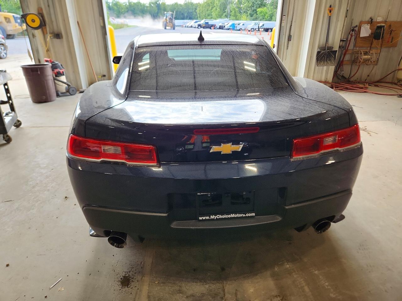 2015 Chevrolet Camaro Ls Blue vin: 2G1FB1E38F9262854
