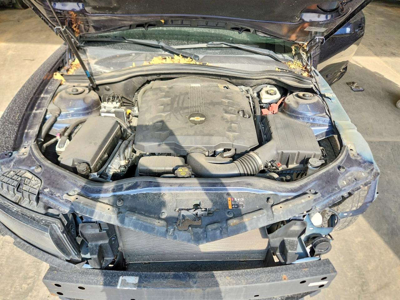 2015 Chevrolet Camaro Ls Blue vin: 2G1FB1E38F9262854