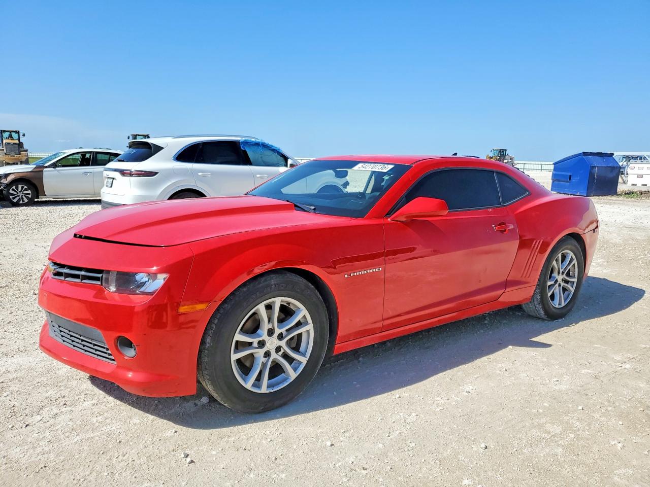 2015 Chevrolet Camaro Ls Red vin: 2G1FB1E38F9301250