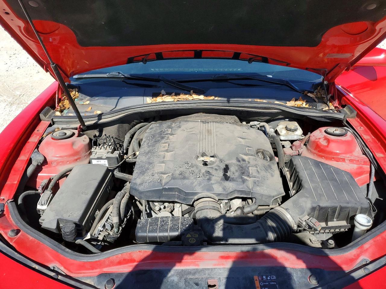 2015 Chevrolet Camaro Ls Red vin: 2G1FB1E38F9301250