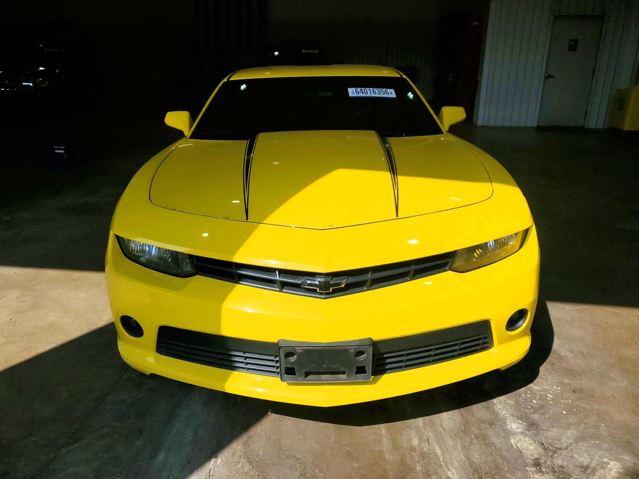 2015 Chevrolet Camaro Ls Yellow vin: 2G1FB1E38F9301569
