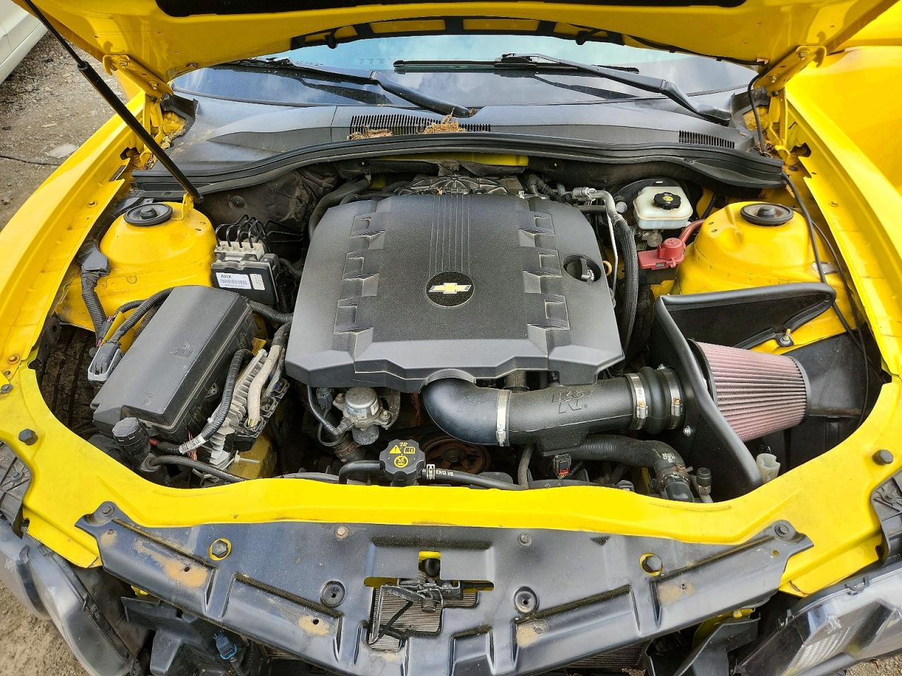 2012 Chevrolet Camaro Lt Желтый vin: 2G1FB1E39C9113719