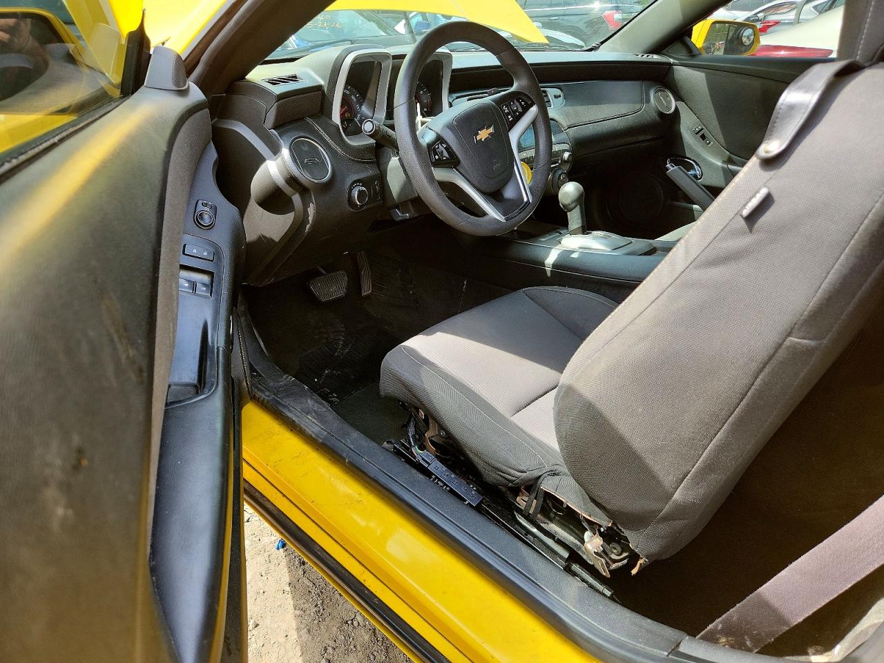 2012 Chevrolet Camaro Lt Желтый vin: 2G1FB1E39C9113719