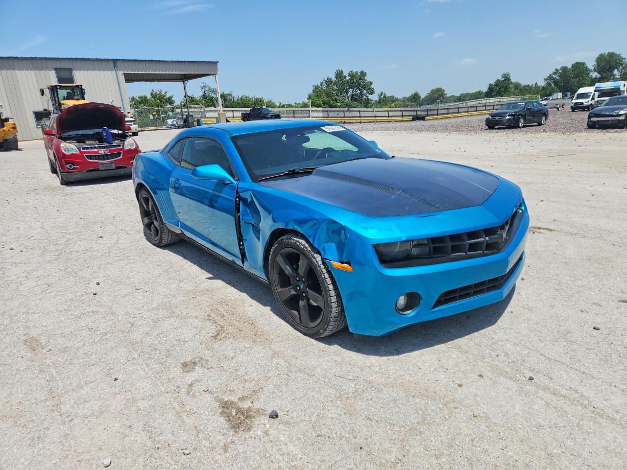 2012 Chevrolet Camaro Lt Blue vin: 2G1FB1E39C9130262