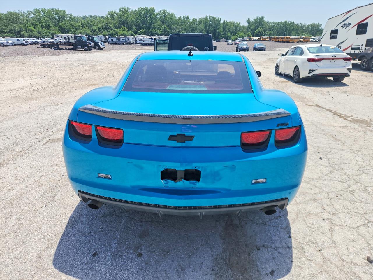2012 Chevrolet Camaro Lt Blue vin: 2G1FB1E39C9130262
