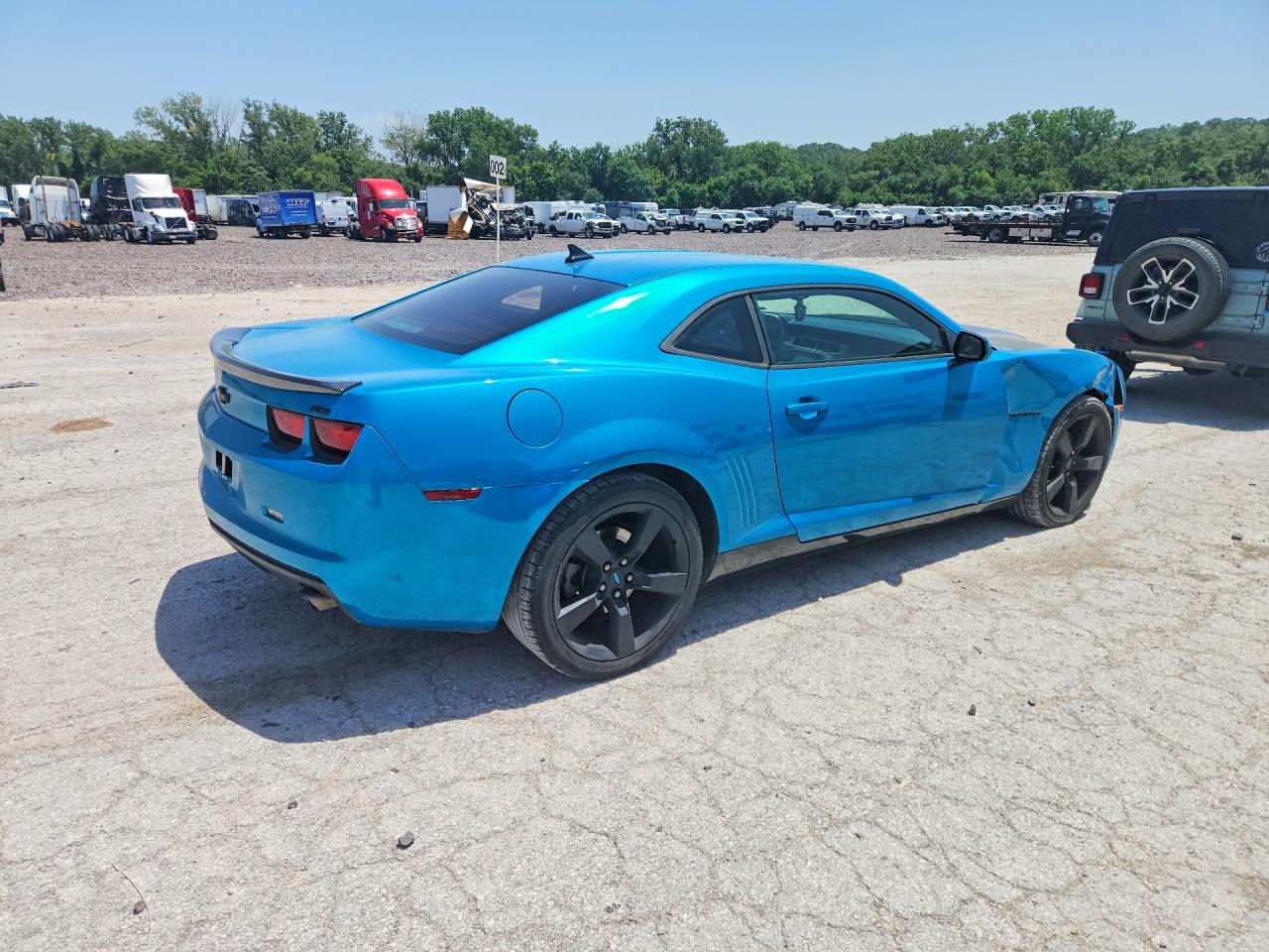 2012 Chevrolet Camaro Lt Blue vin: 2G1FB1E39C9130262