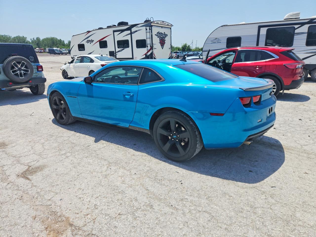 2012 Chevrolet Camaro Lt Blue vin: 2G1FB1E39C9130262