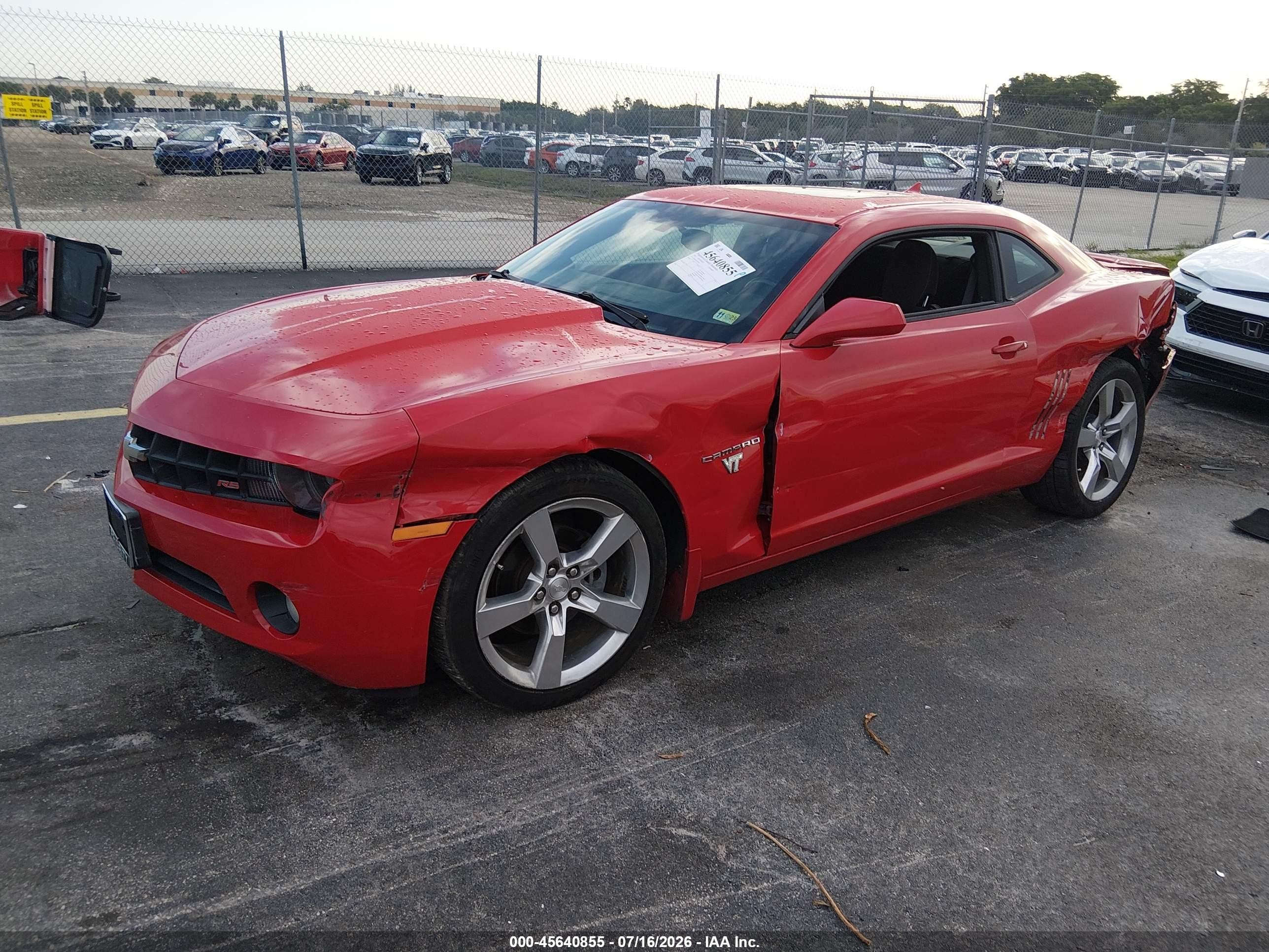 2012 Chevrolet Camaro 1lt Красный vin: 2G1FB1E39C9142816