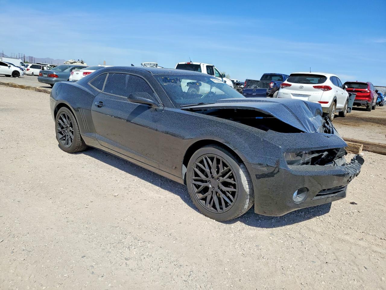 2012 Chevrolet Camaro Lt Black vin: 2G1FB1E39C9160068
