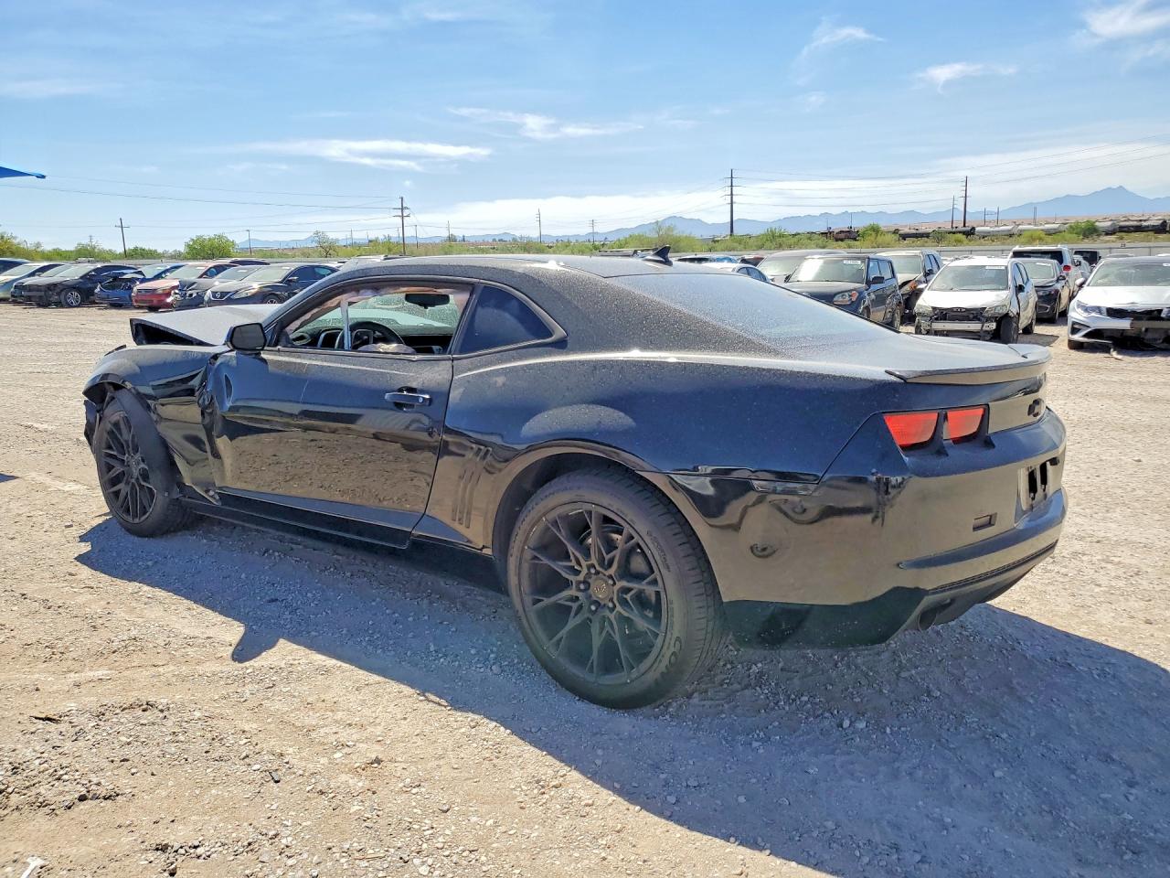 2012 Chevrolet Camaro Lt Black vin: 2G1FB1E39C9160068