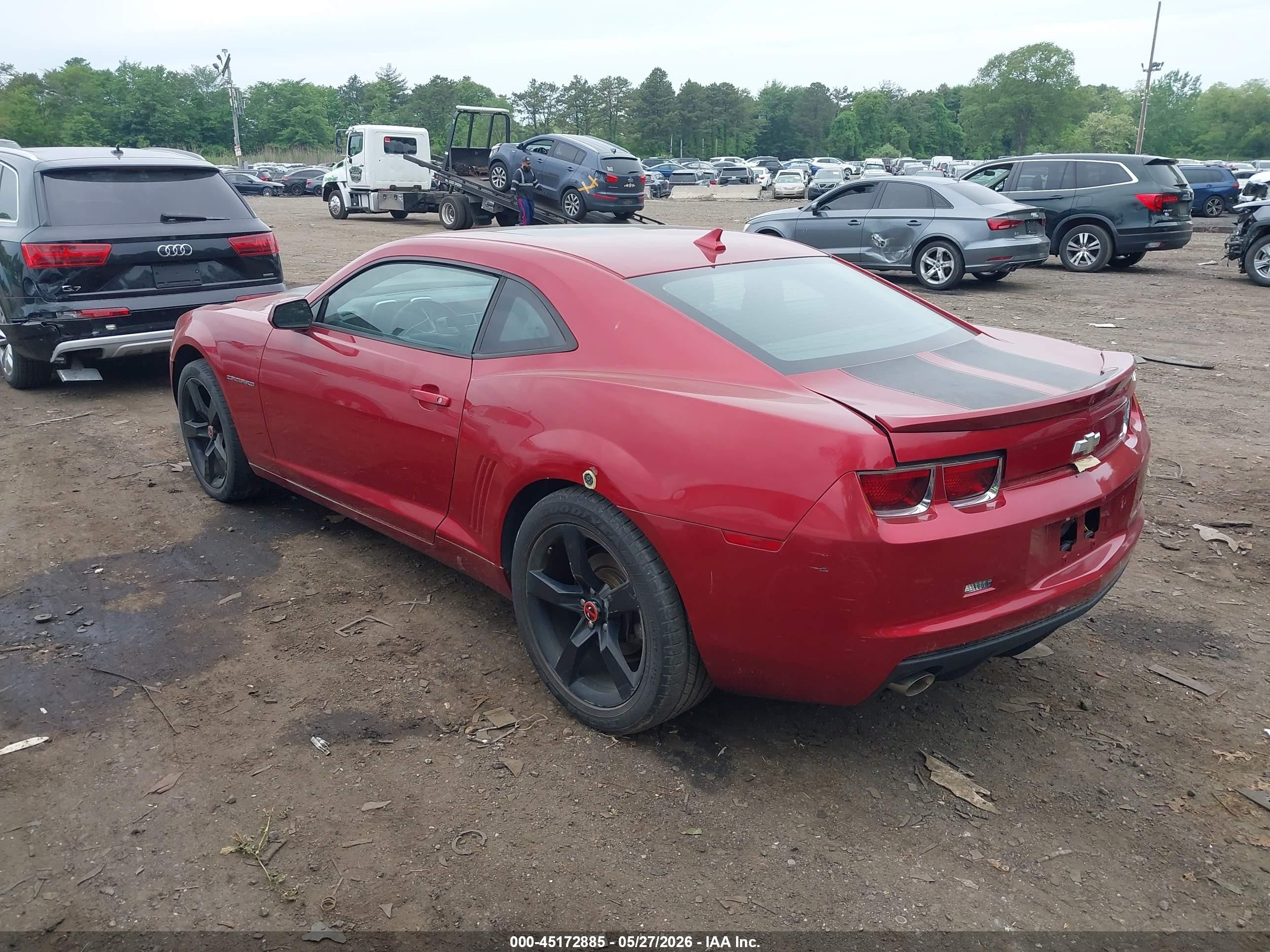 2012 Chevrolet Camaro 1lt Красный vin: 2G1FB1E39C9195208