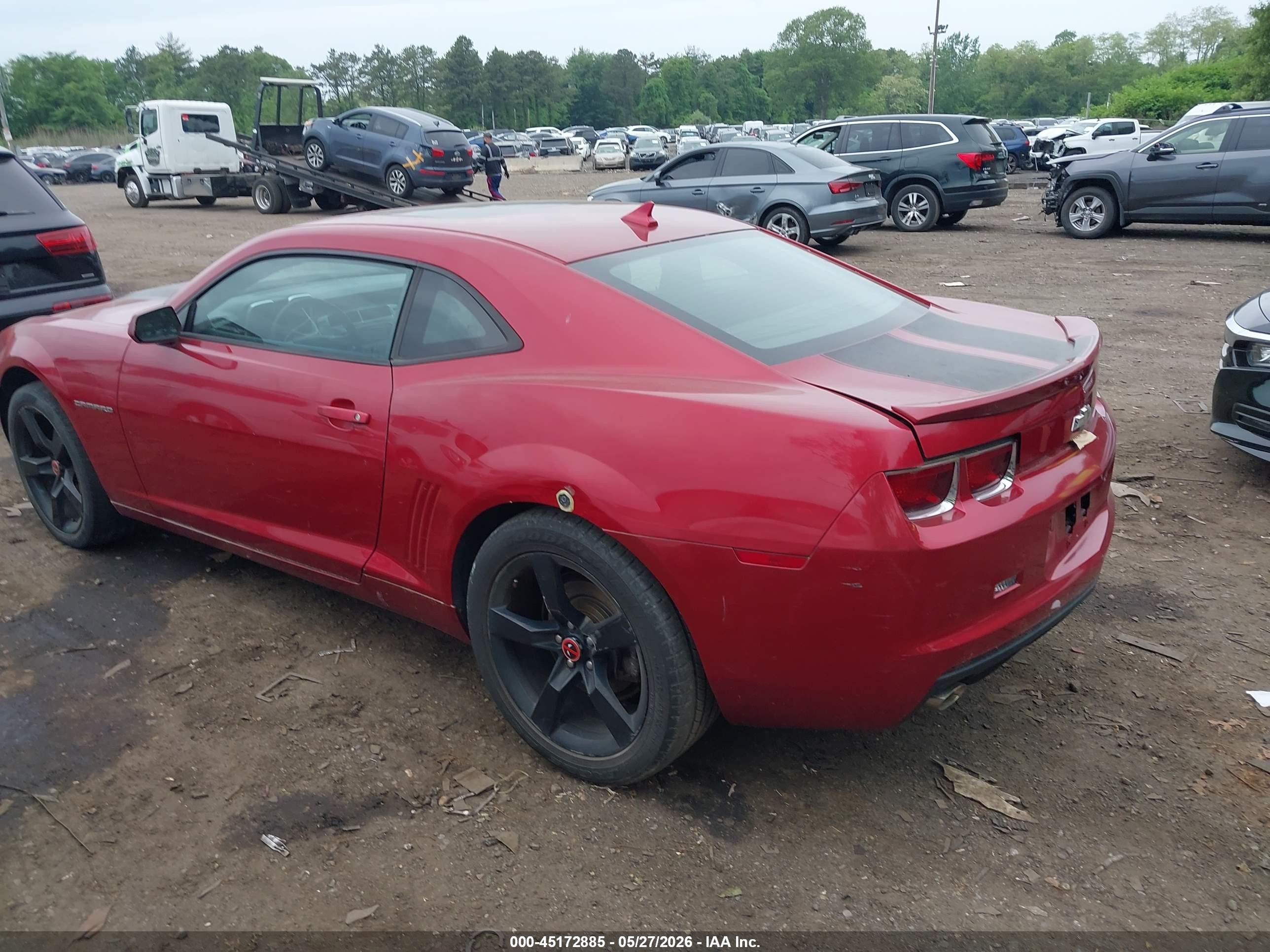 2012 Chevrolet Camaro 1lt Красный vin: 2G1FB1E39C9195208
