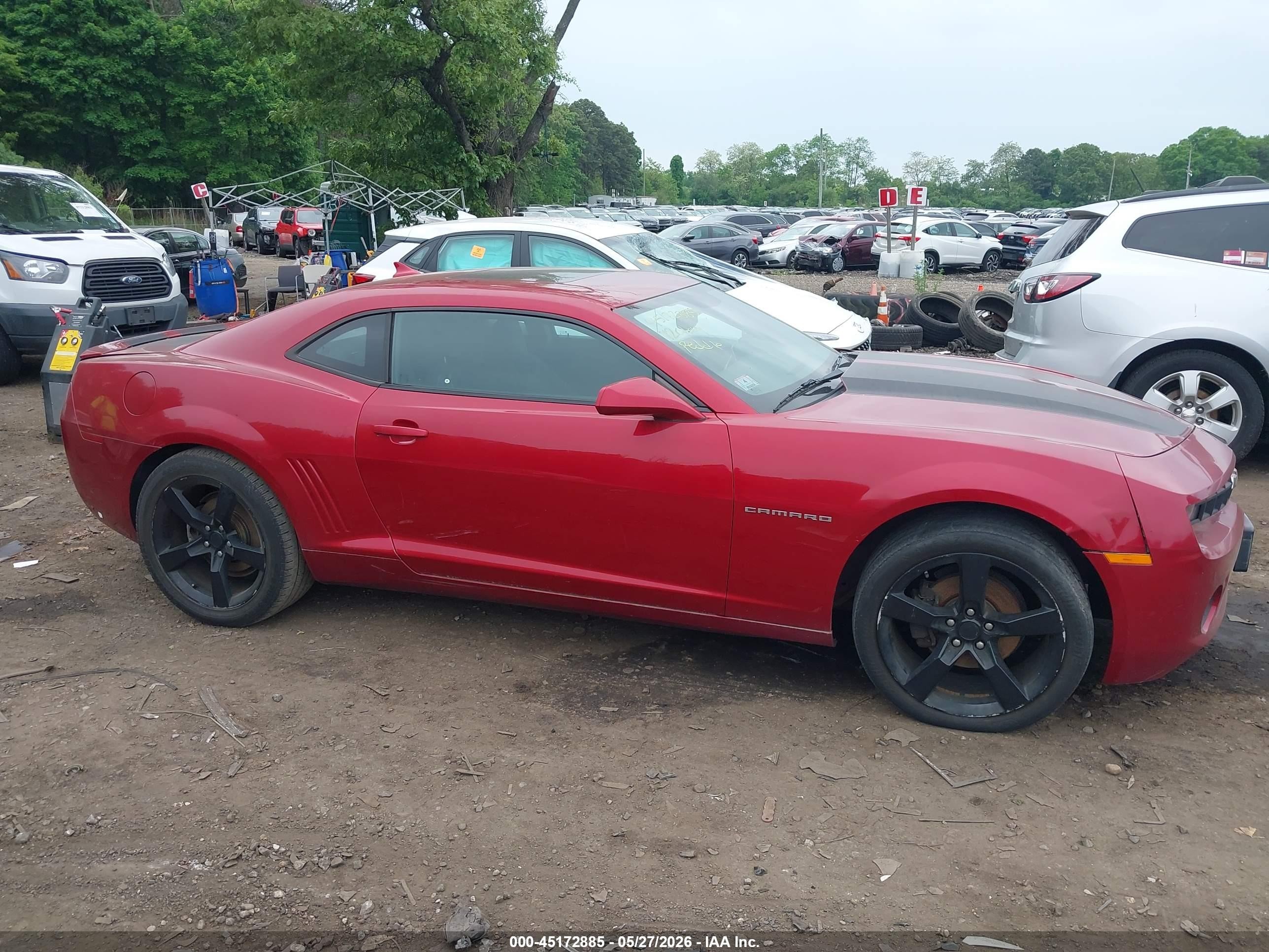 2012 Chevrolet Camaro 1lt Красный vin: 2G1FB1E39C9195208