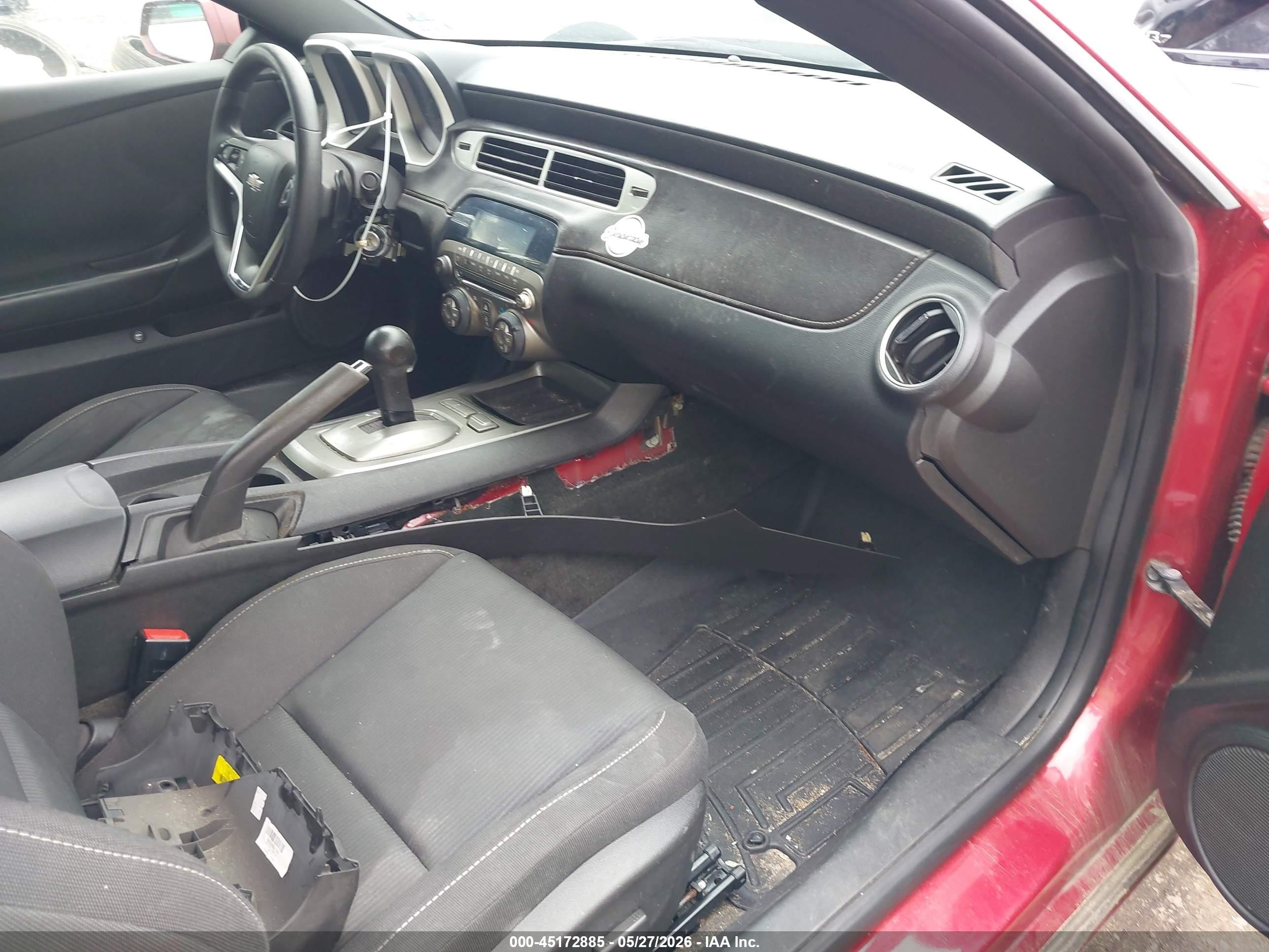 2012 Chevrolet Camaro 1lt Красный vin: 2G1FB1E39C9195208