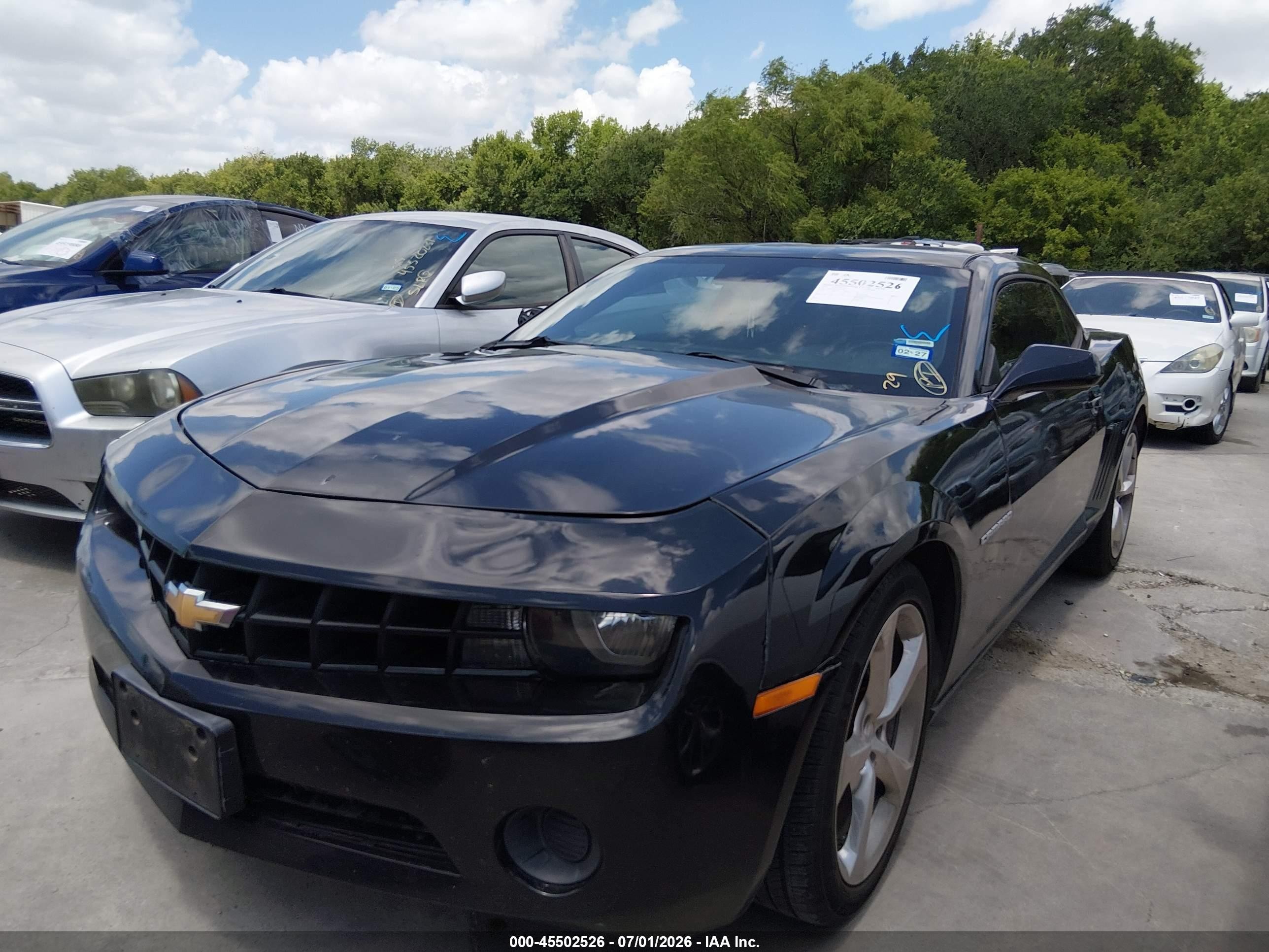 2013 Chevrolet Camaro 1lt Черный vin: 2G1FB1E39D9231268