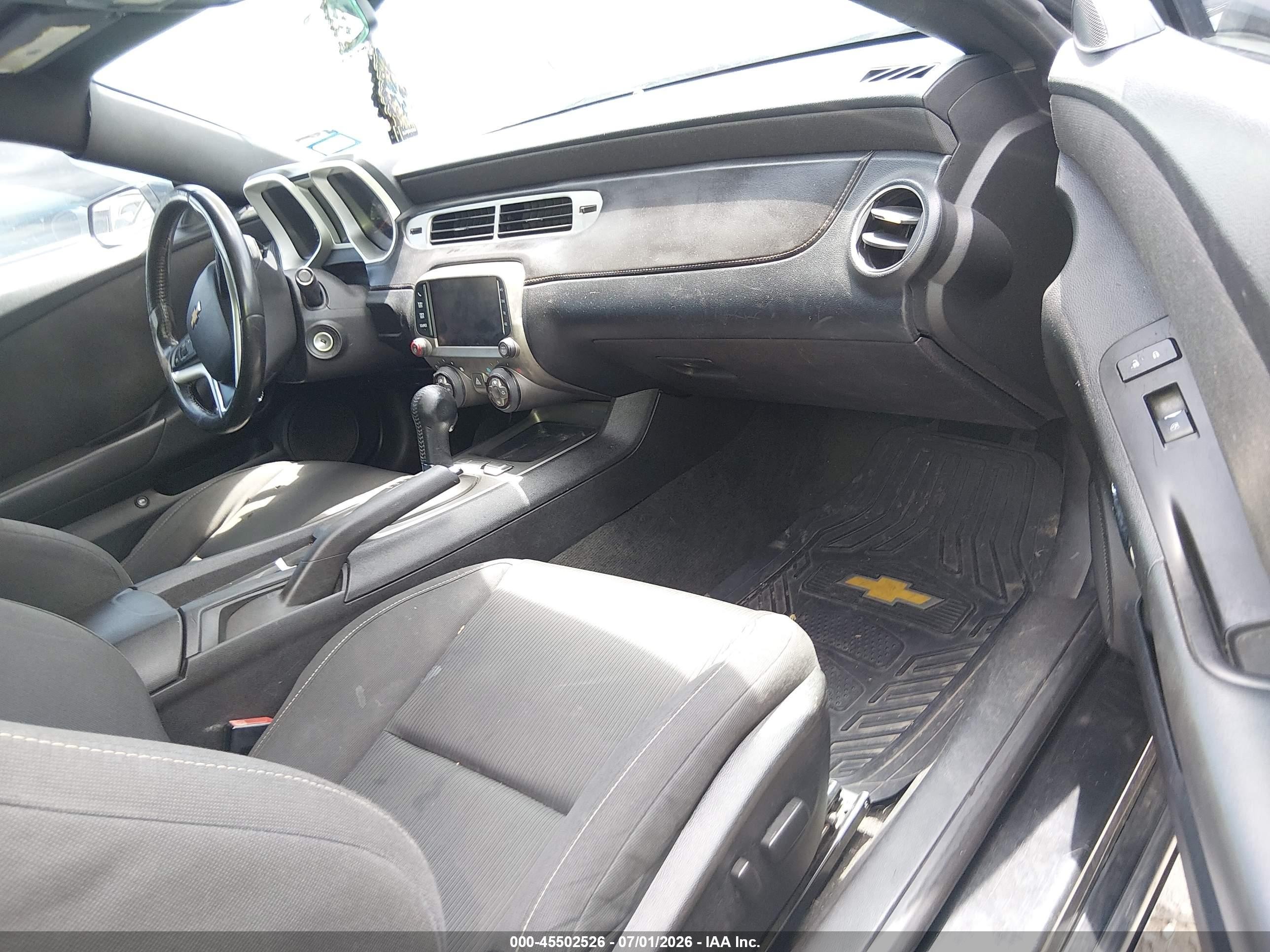 2013 Chevrolet Camaro 1lt Черный vin: 2G1FB1E39D9231268