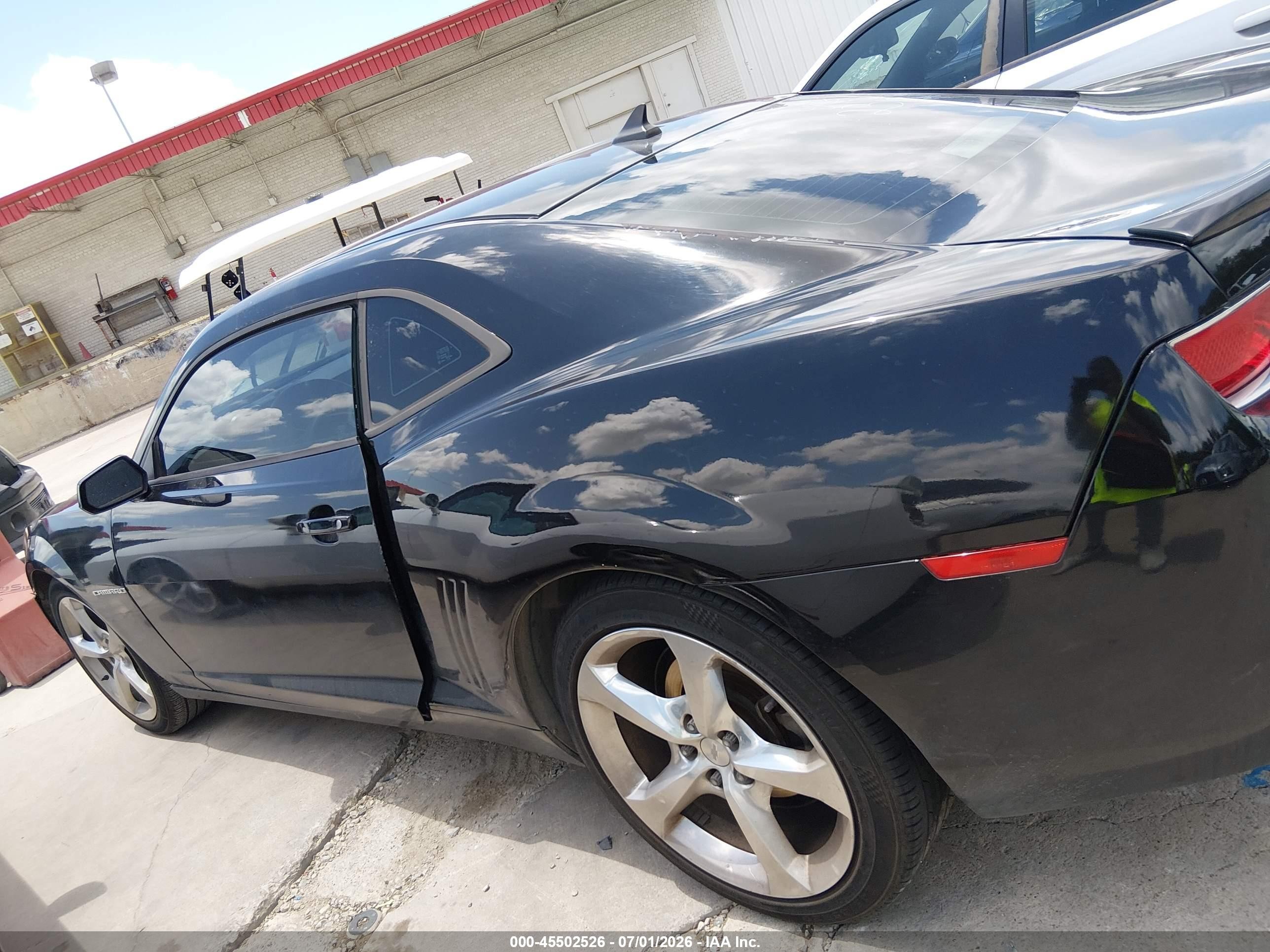 2013 Chevrolet Camaro 1lt Черный vin: 2G1FB1E39D9231268