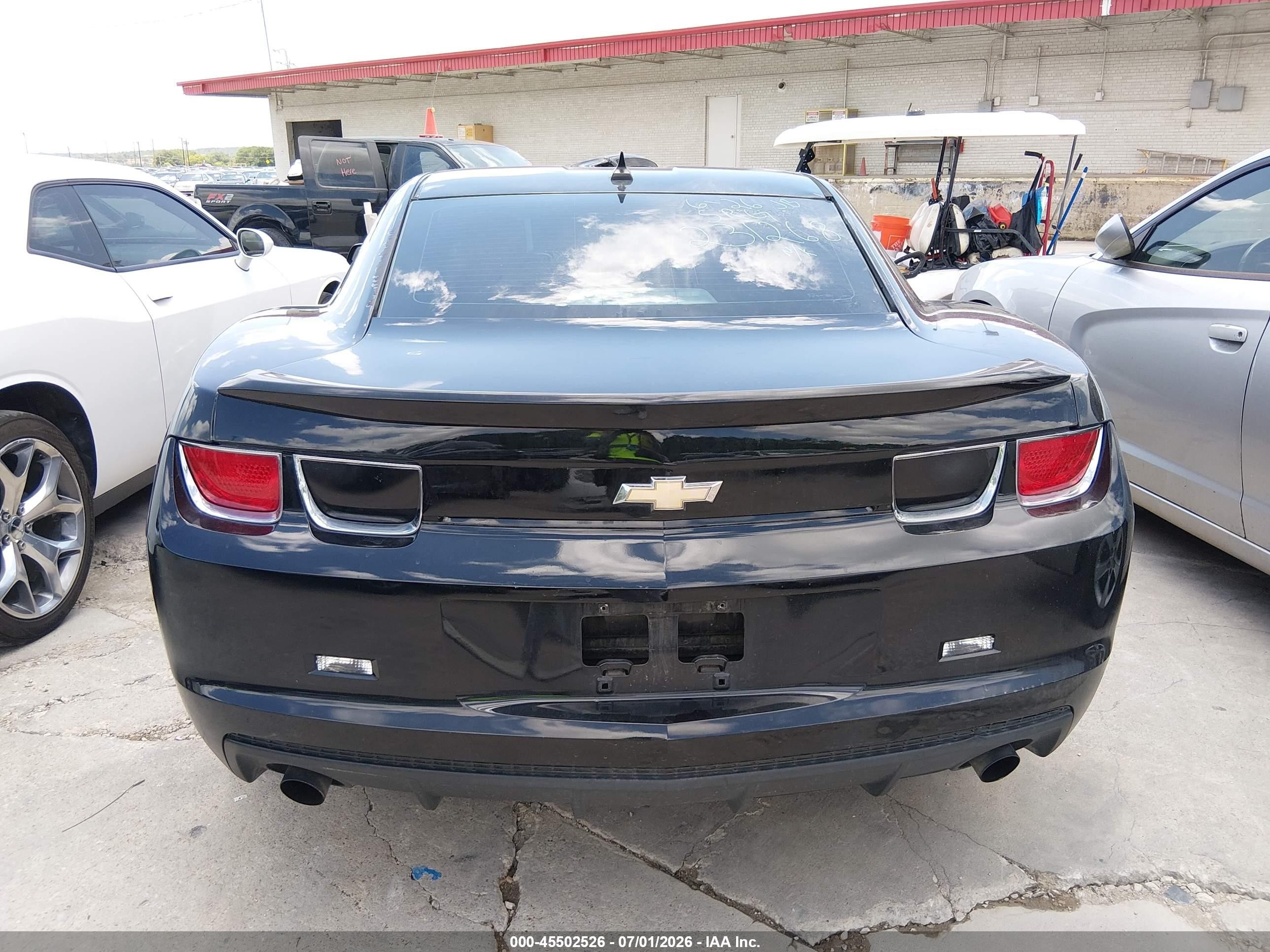 2013 Chevrolet Camaro 1lt Черный vin: 2G1FB1E39D9231268