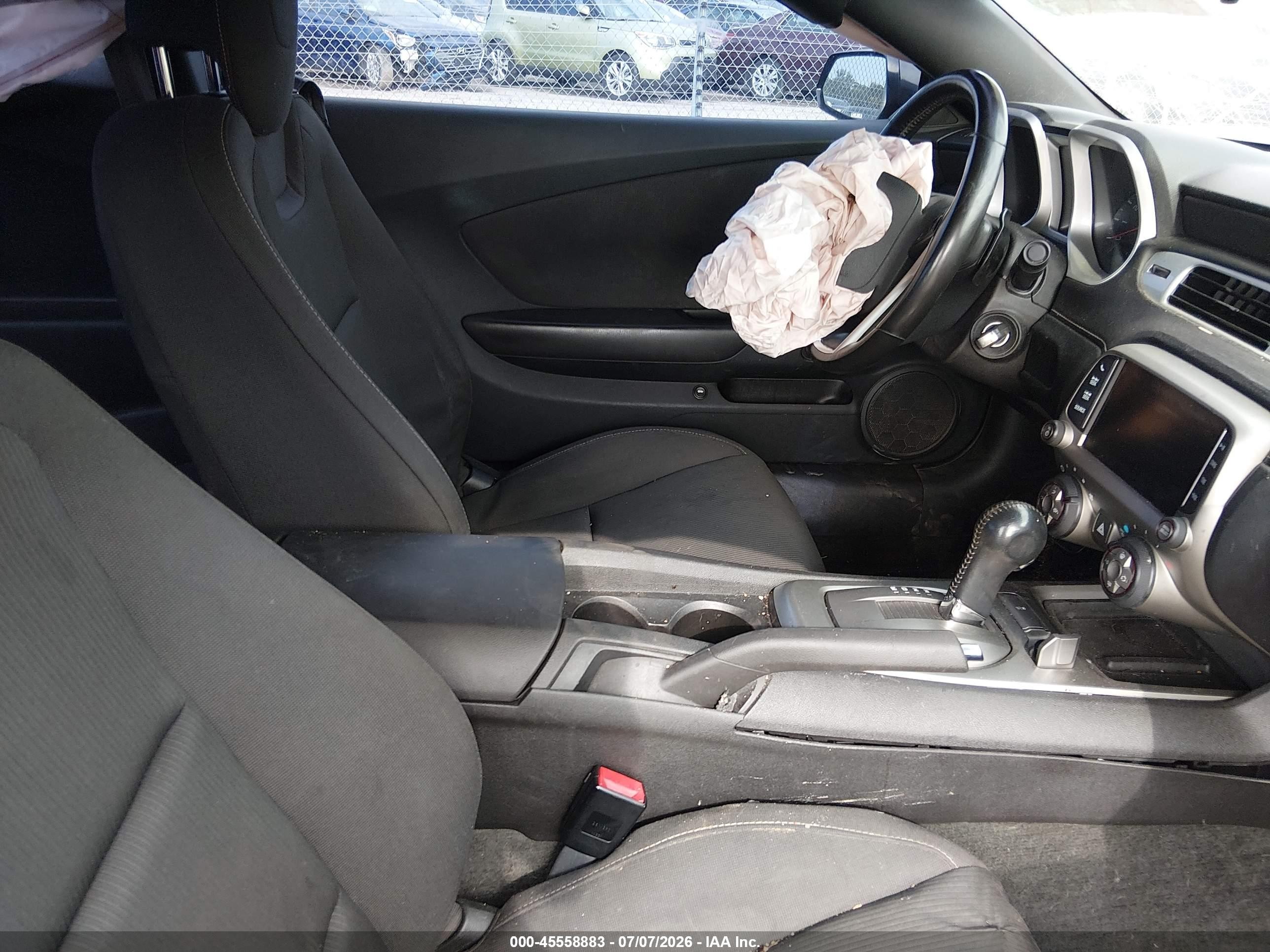 2013 Chevrolet Camaro 1lt Black vin: 2G1FB1E39D9236521