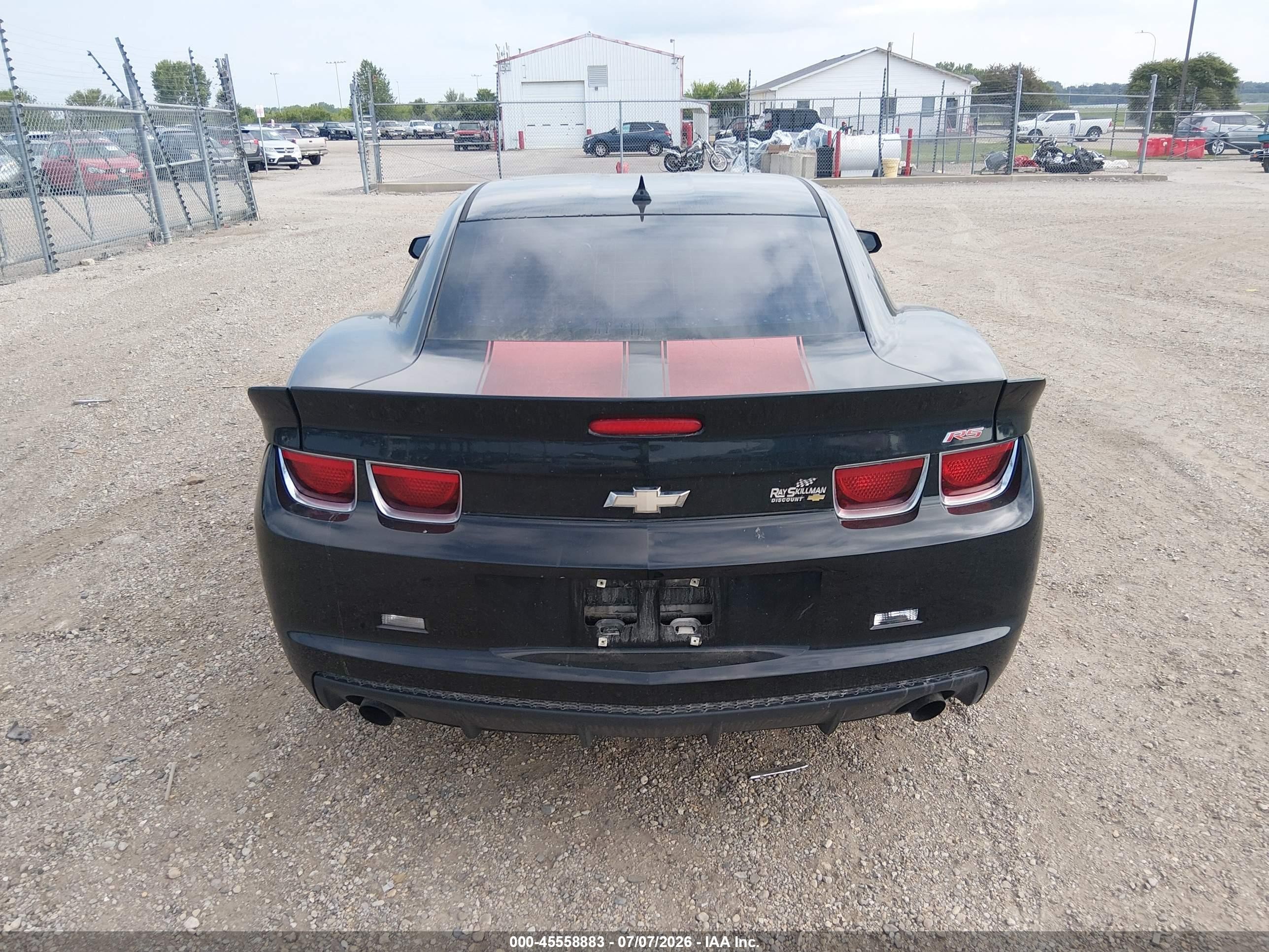 2013 Chevrolet Camaro 1lt Black vin: 2G1FB1E39D9236521