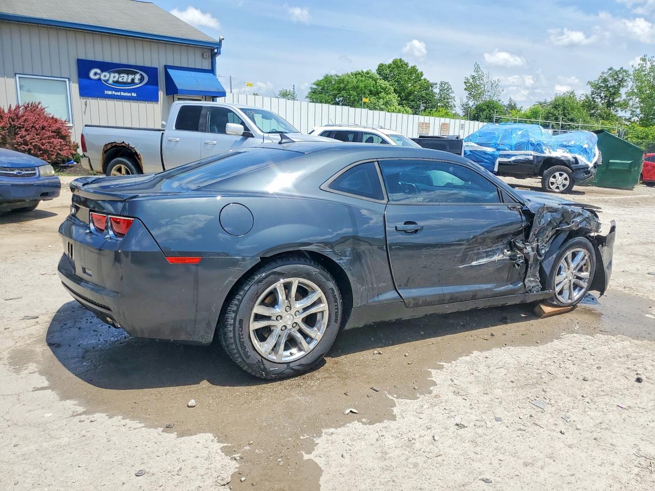 2013 Chevrolet Camaro Lt Charcoal vin: 2G1FB1E39D9246787