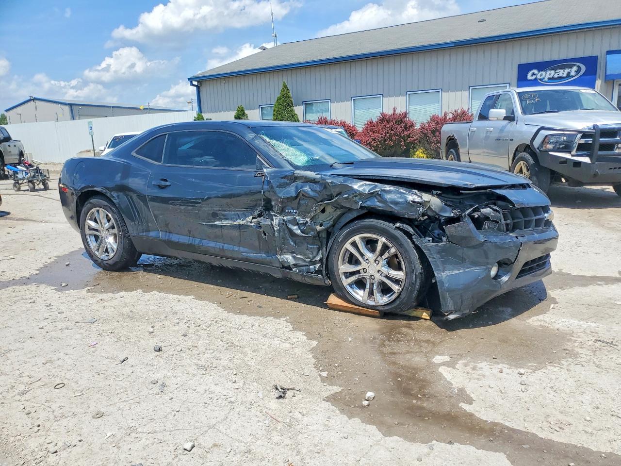 2013 Chevrolet Camaro Lt Charcoal vin: 2G1FB1E39D9246787