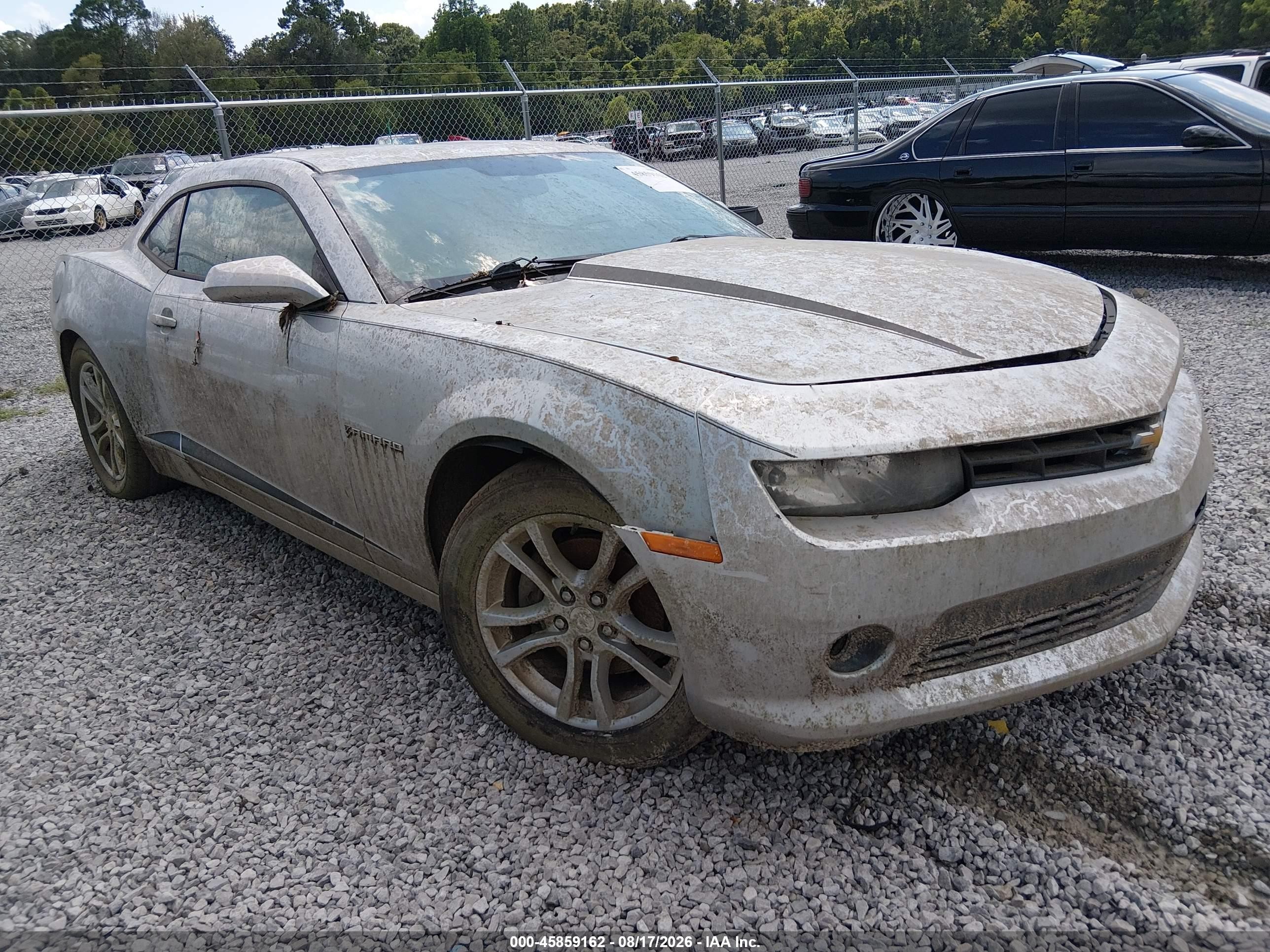 2014 Chevrolet Camaro 1lt Silver vin: 2G1FB1E39E9128577