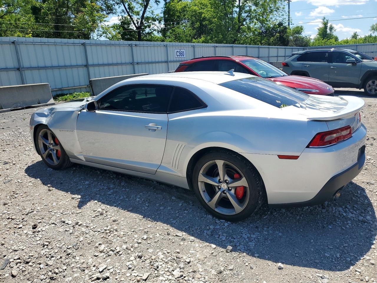2014 Chevrolet Camaro Lt Серебряный vin: 2G1FB1E39E9137263