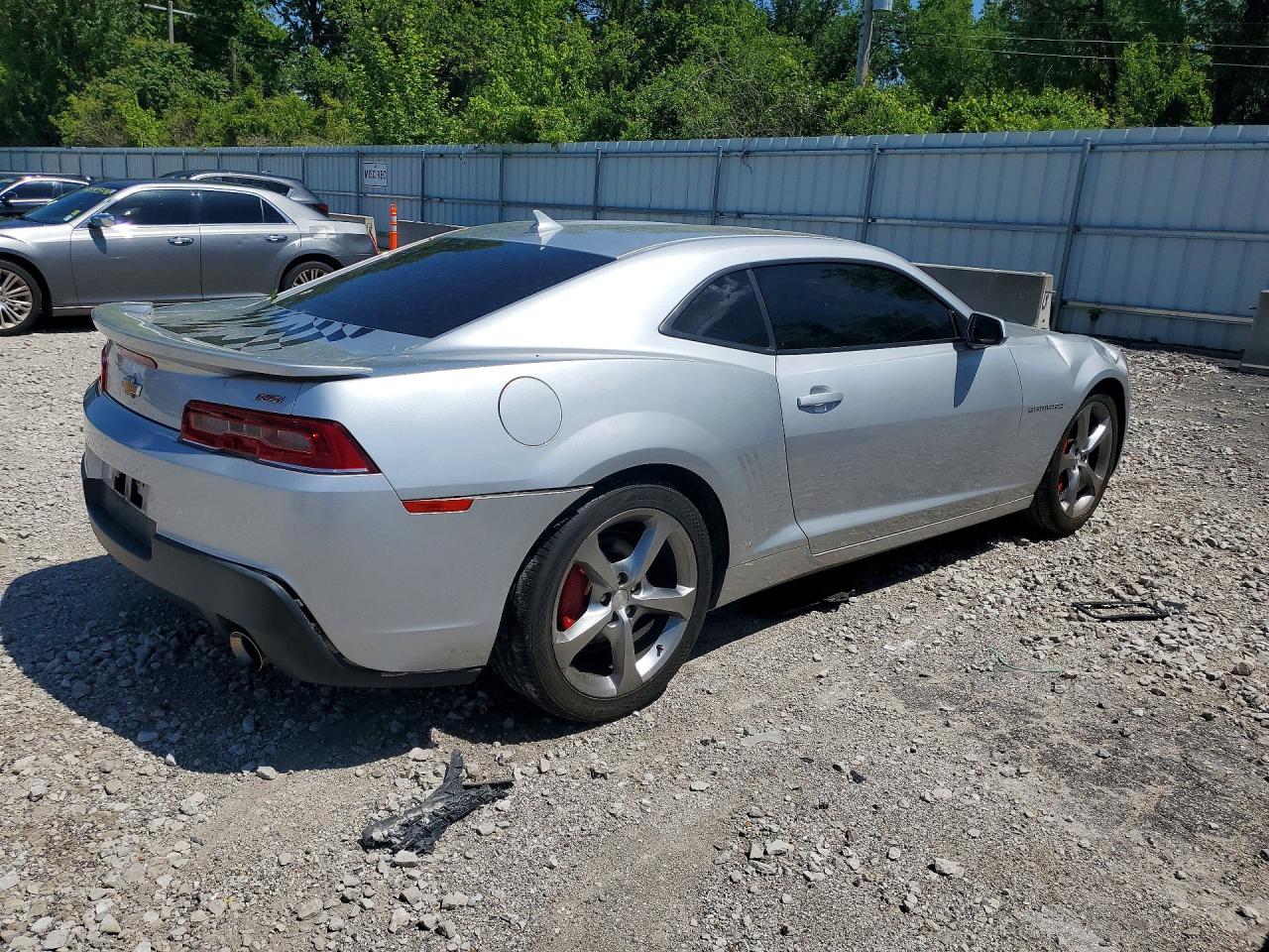 2014 Chevrolet Camaro Lt Серебряный vin: 2G1FB1E39E9137263