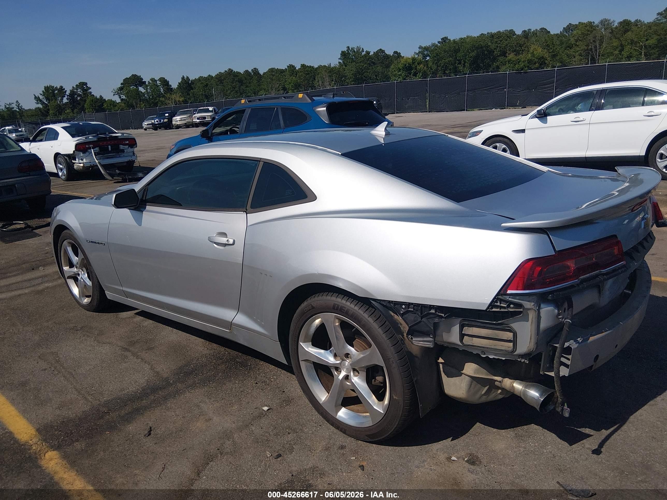 2014 Chevrolet Camaro 1lt Silver vin: 2G1FB1E39E9217064
