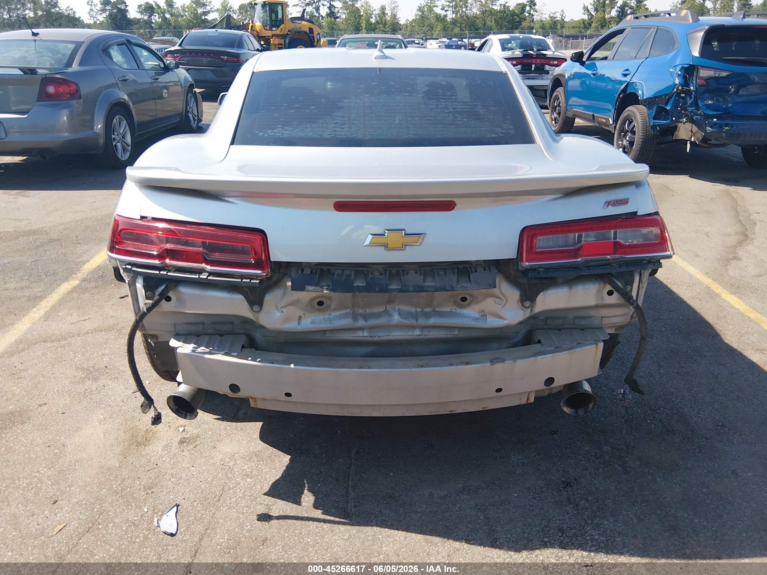 2014 Chevrolet Camaro 1lt Silver vin: 2G1FB1E39E9217064