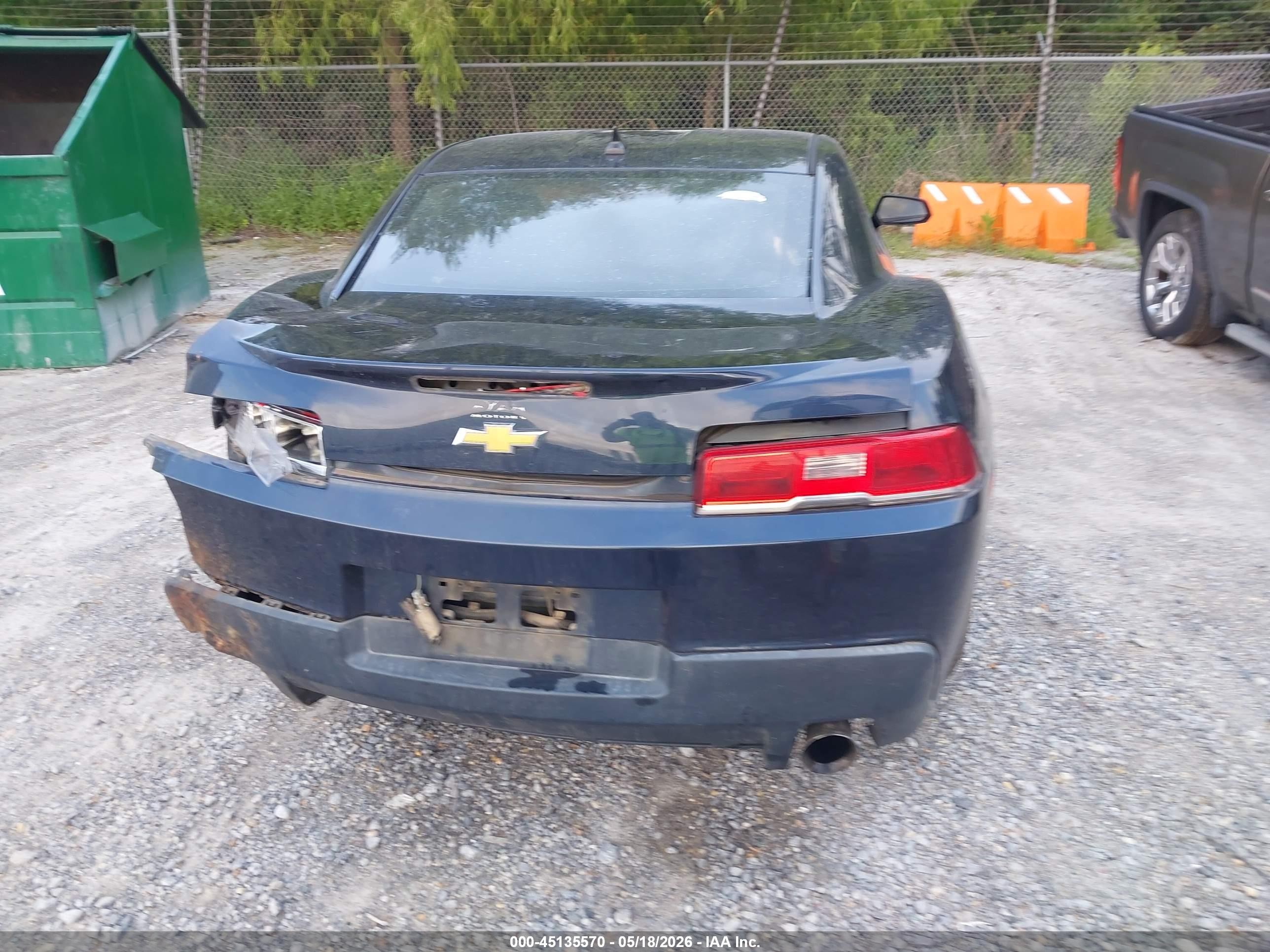 2014 Chevrolet Camaro 1lt Dark Blue vin: 2G1FB1E39E9271111