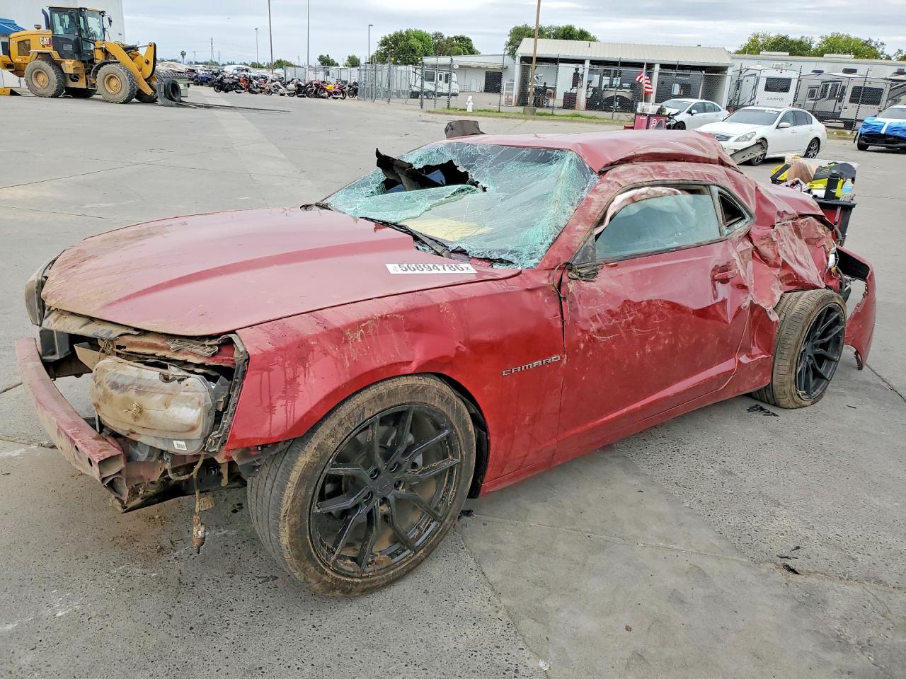 2014 Chevrolet Camaro Lt Burgundy vin: 2G1FB1E39E9310215